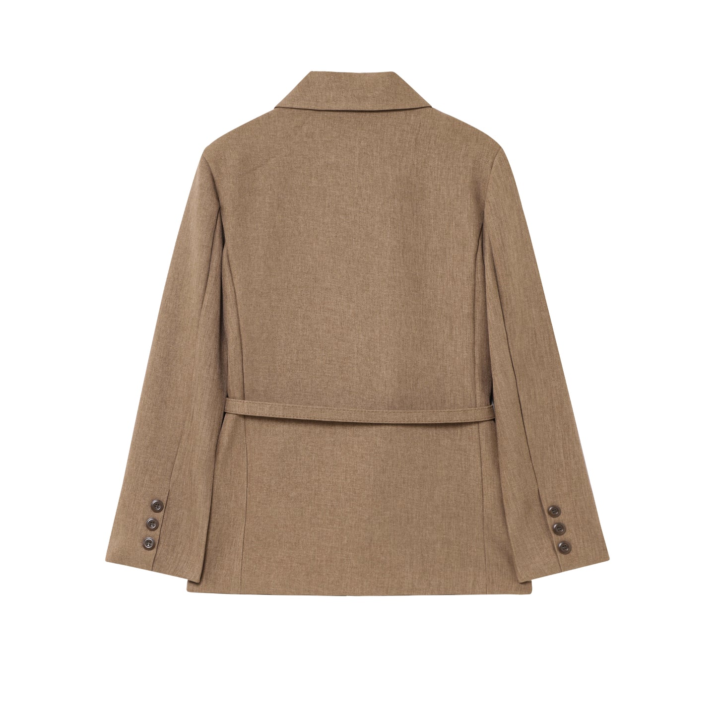 Spring Autumn High End Casual Loose Belt Blazer Women Clothing