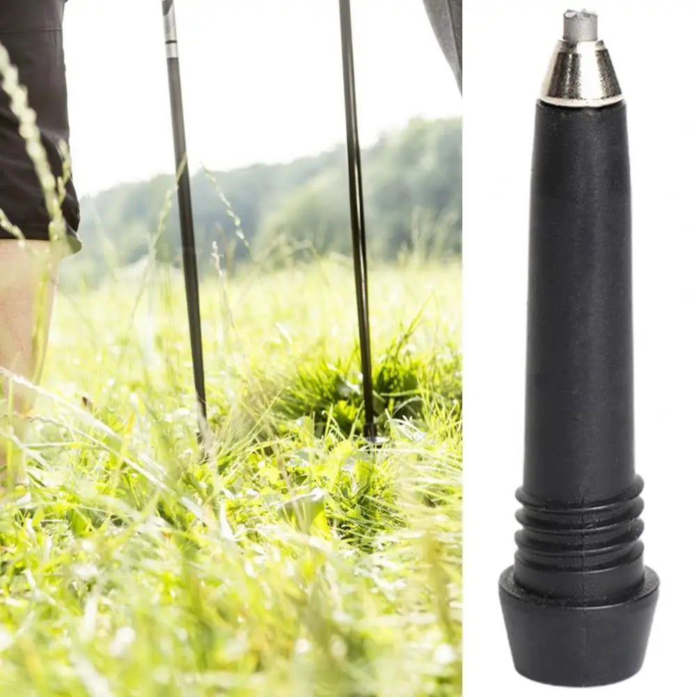 4Pcs Cane Tip Wear-resistant No Rust Trekking Pole Tip Threaded Connection Tungsten Steel Tip Mountaineering Supplies himalipasal