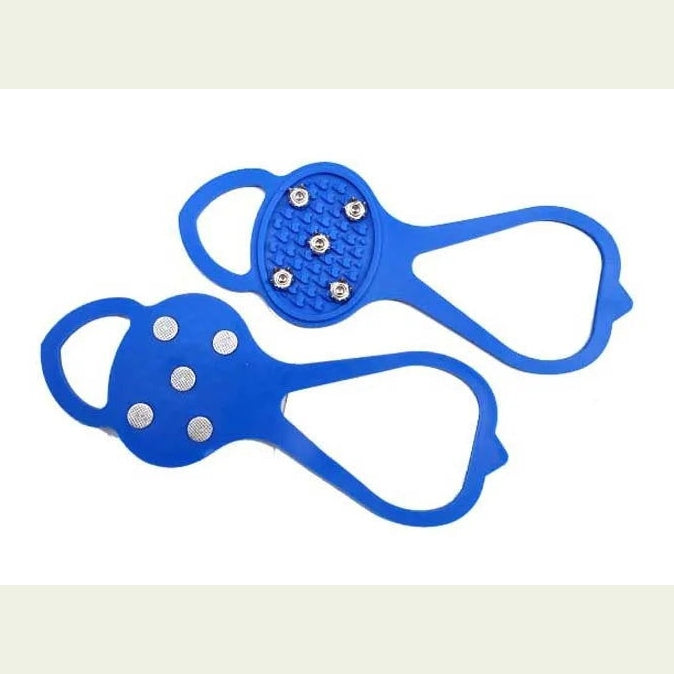 5 Teeth Ice Gripper For Shoes Women Men Non-slip Crampons Shoes Cover Camping Mountaineering Tool Travel Equipment himalipasal