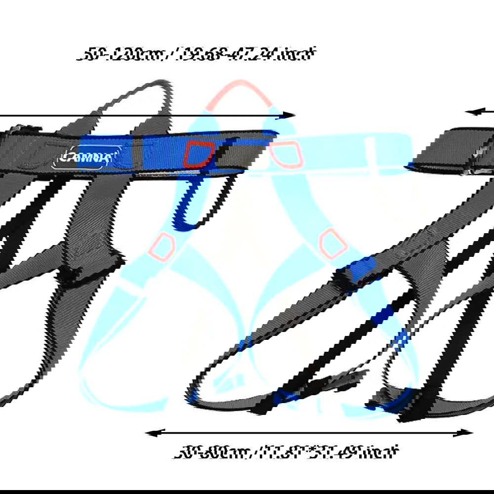 Anti-Fall Safety Belt Adjustable Harness for Outdoor Activities Half-Body Climbing Mountain Work Tools Altitude Climbing himalipasal