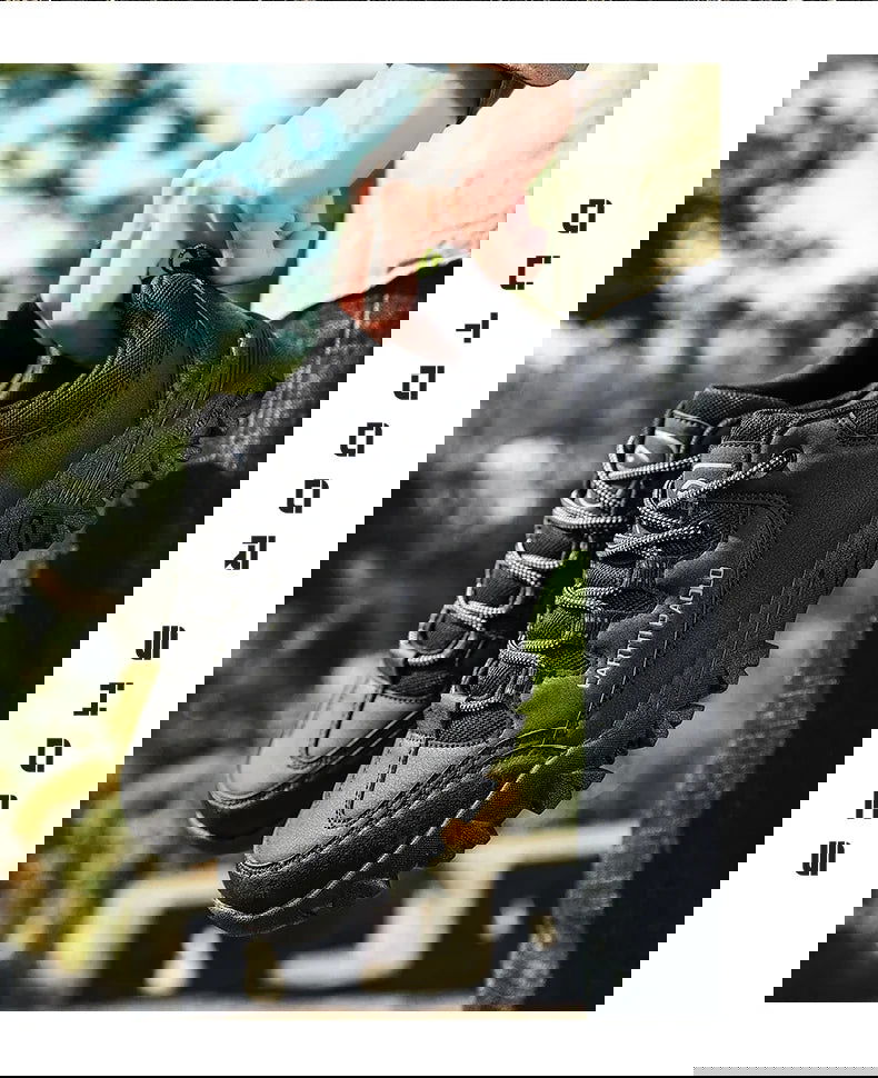 Booties Man Soccer Walker Work Sneakers For Men Winter Footwear Men's Hiking Shoes Original Brand Tennis Mountaineering Tennis himalipasal