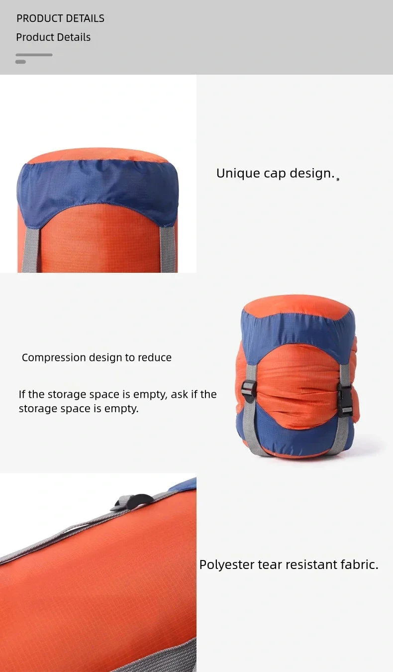 Camp Sleeping Gears Storage Bag Outdoor Storage Compression Bag Pack Down Cotton Sleeping Mountaineering Travel Sundry Tighten himalipasal