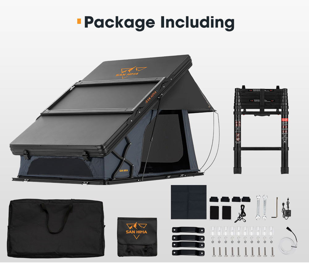 San Hima Kalbarri X Rooftop Tent Hardshell With Ladder Camping 4WD 4x4 himalipasal