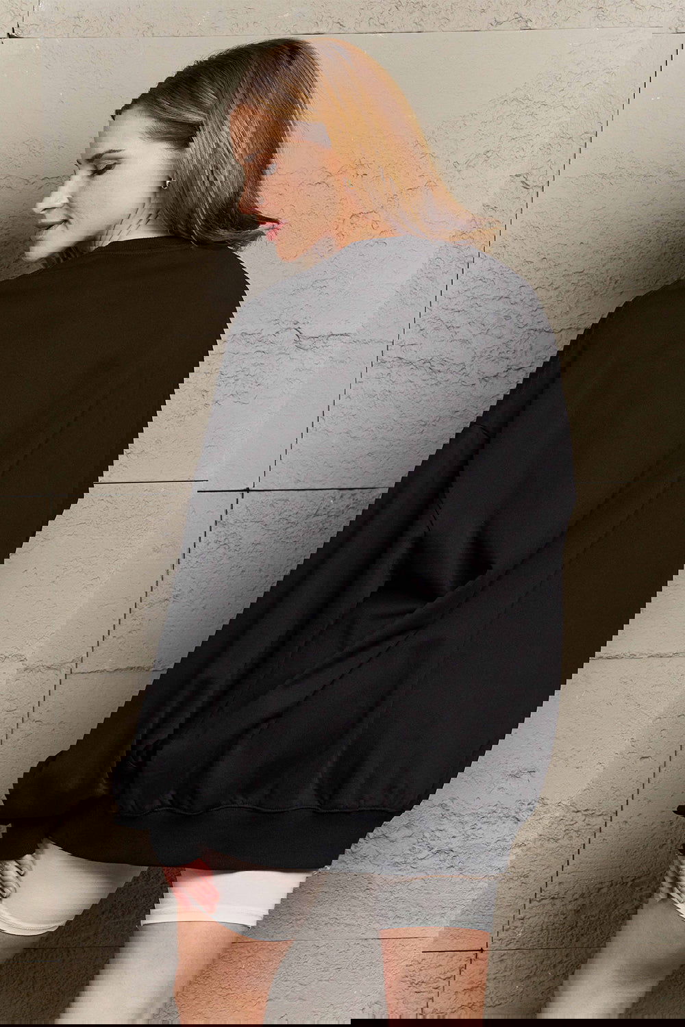 Simply Love Full Size Graphic Dropped Shoulder Sweatshirt himalipasal