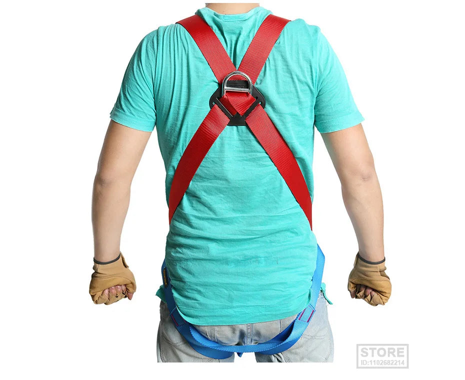 XINDA Professional Outdoor Rock Climbing Harness High Altitude Full Body Safety Belt for Mountaineering Survival Kit Equipment himalipasal