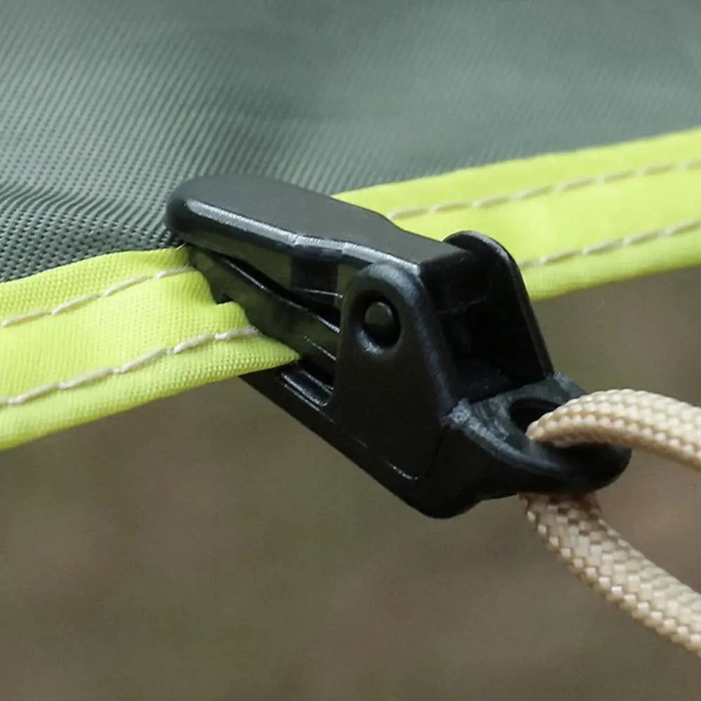 1/10PCS Tarpaulin Clip Tent Canopy Clip Buckle Outdoor Wind Rope Clamps Reusable Awning Mountaineering Camping Accessories himalipasal