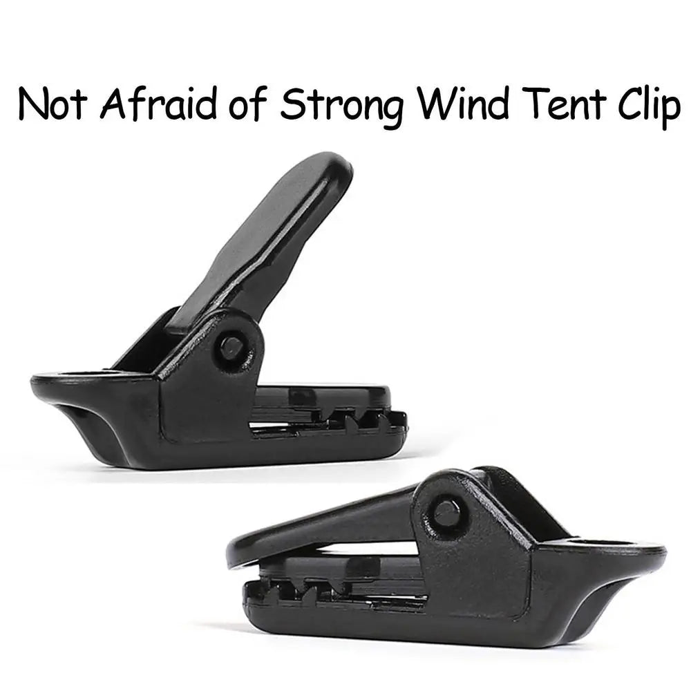 1/10PCS Tarpaulin Clip Tent Canopy Clip Buckle Outdoor Wind Rope Clamps Reusable Awning Mountaineering Camping Accessories himalipasal