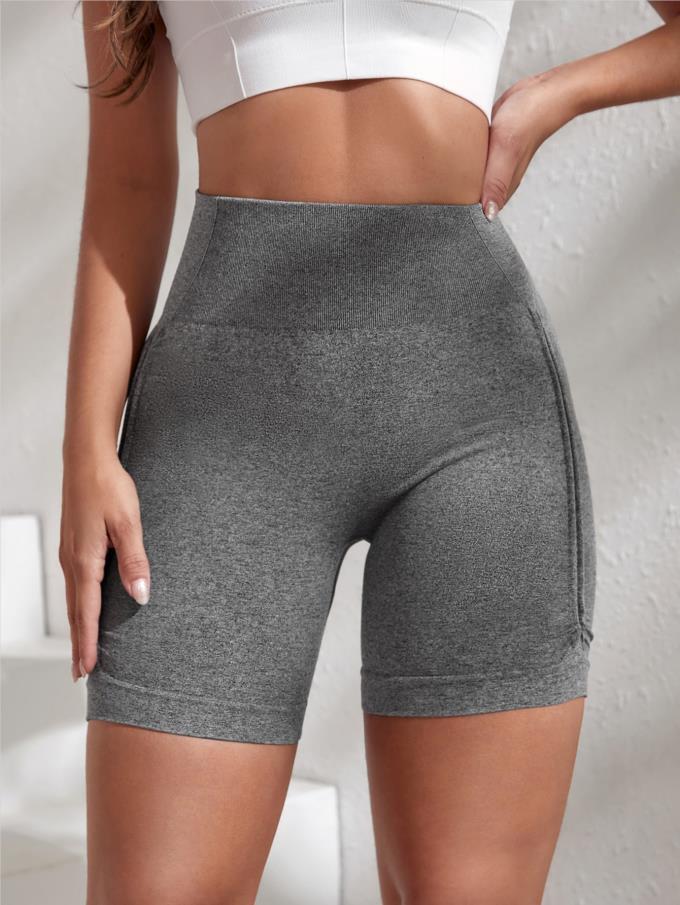 Seamless Yoga Shorts Women Outdoor Exercise Workout Pants Comfortable High Waist Stretch Skinny Yoga Pants