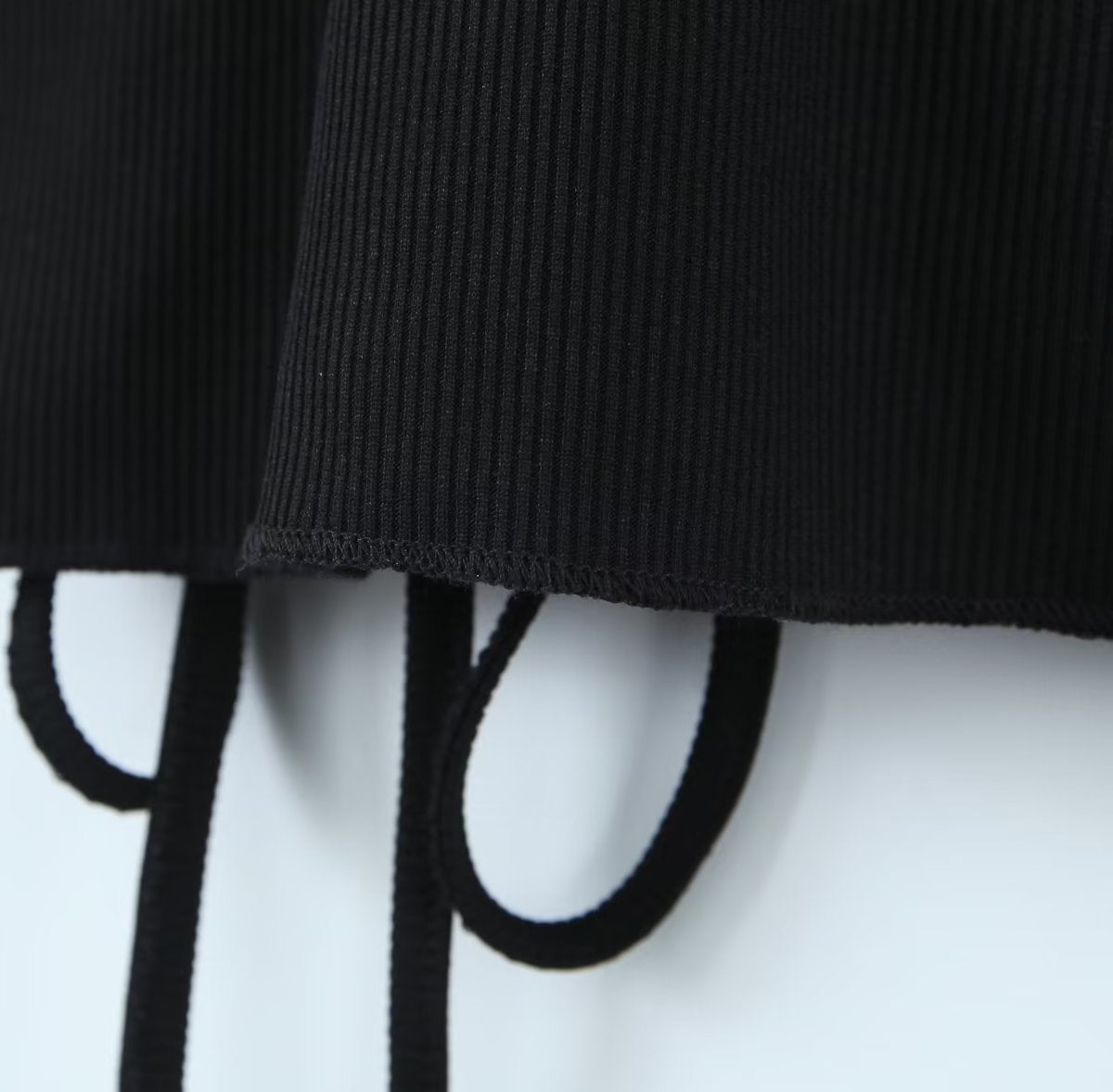 Women Clothing Spring Sexy Hollow Out Drawstring Lace Knitted Dress Hip Dress