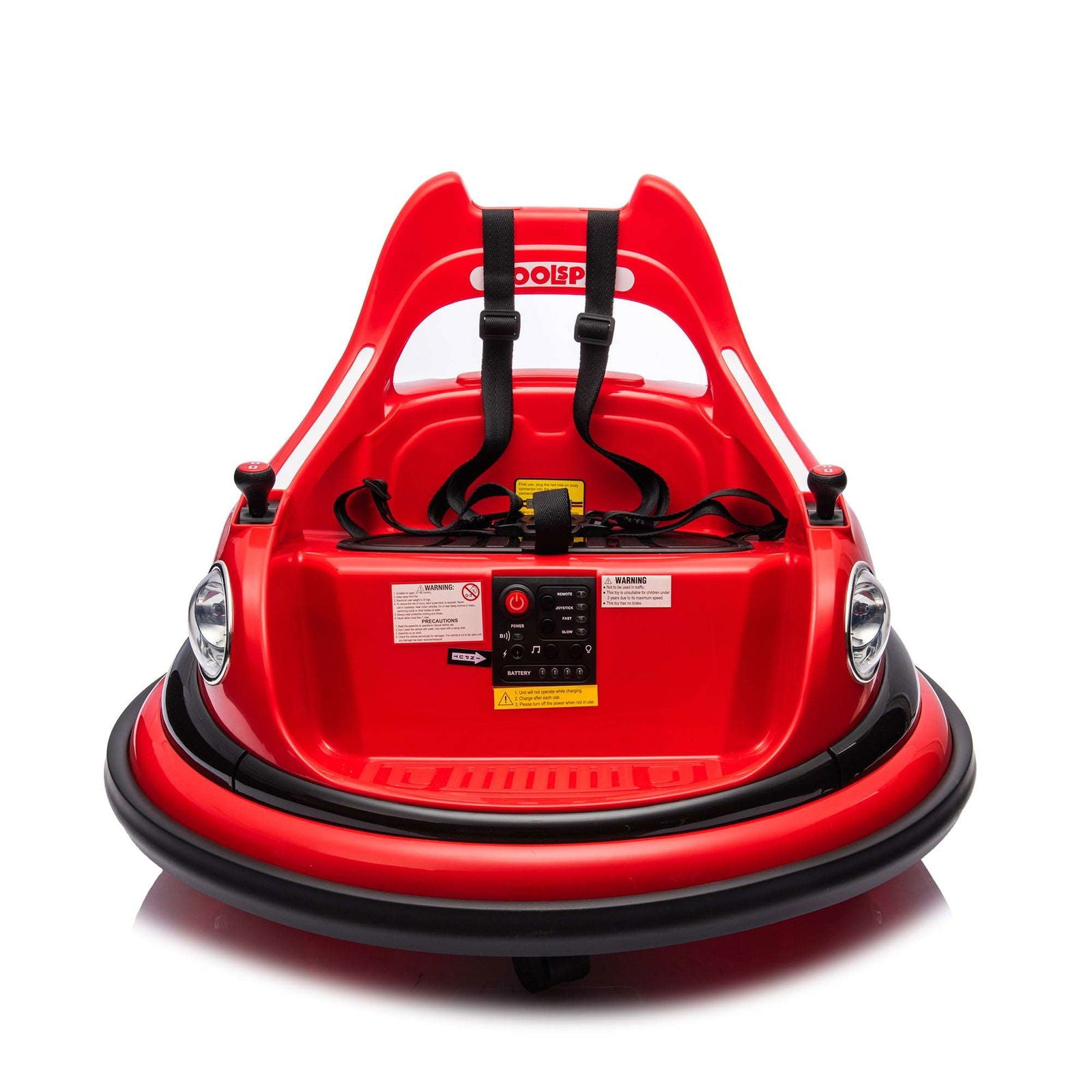 12V ride on bumper car for kids,electric car for kids,1.5-5 Years Old,W/Remote Control, LED Lights, Bluetooth & 360 Degree Spin, Vehicle body with anti-collision padding Five-point Safety Belt,2wd himalipasal