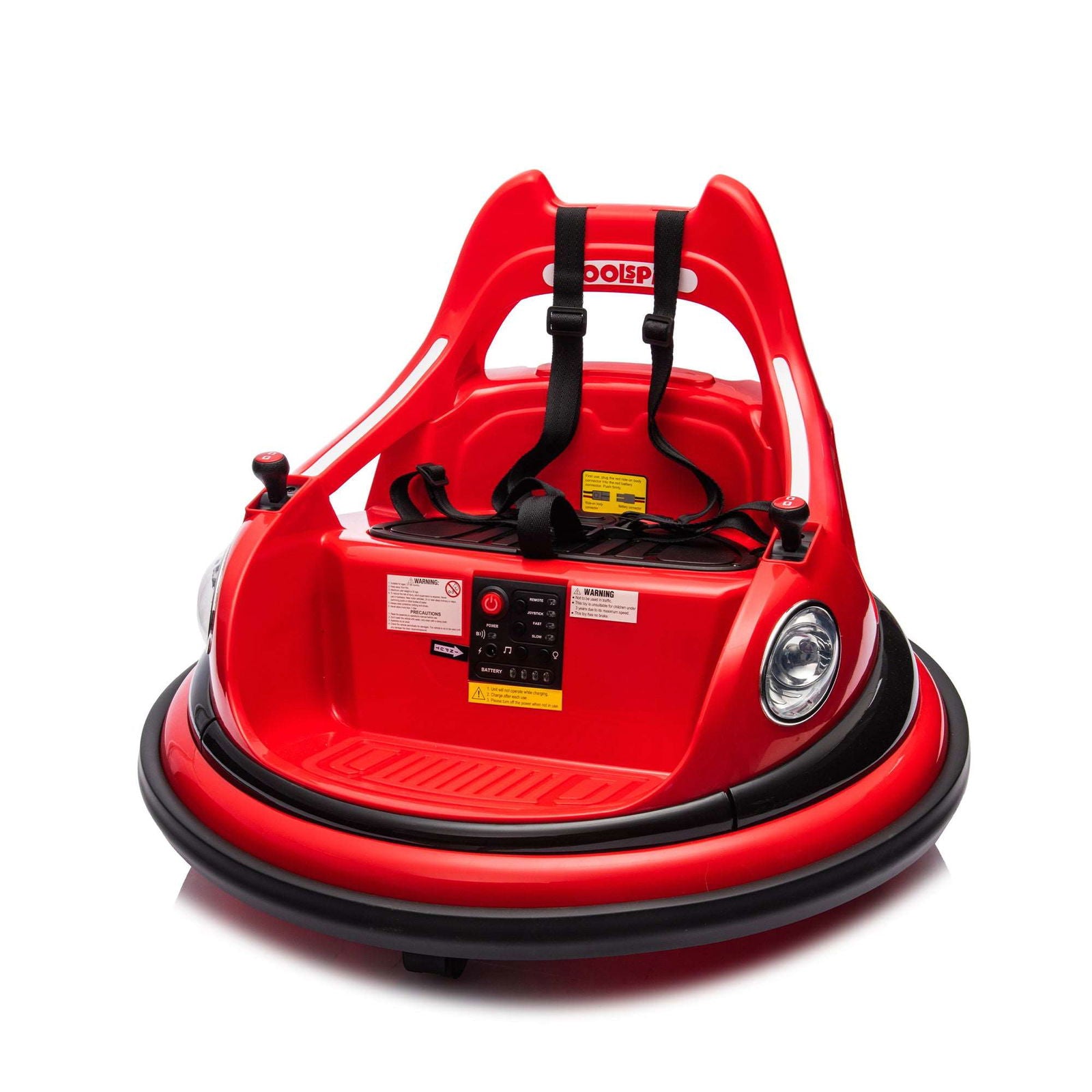 12V ride on bumper car for kids,electric car for kids,1.5-5 Years Old,W/Remote Control, LED Lights, Bluetooth & 360 Degree Spin, Vehicle body with anti-collision padding Five-point Safety Belt,2wd himalipasal