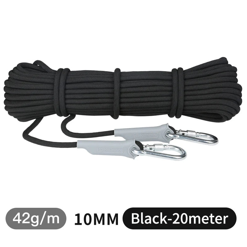 12mm 10mm 12KN(1200KG) Lanyard Outdoor Camping Rope Climbing Hiking Survival Equipment Tent Accessories Rescue Snorkeling Rope himalipasal