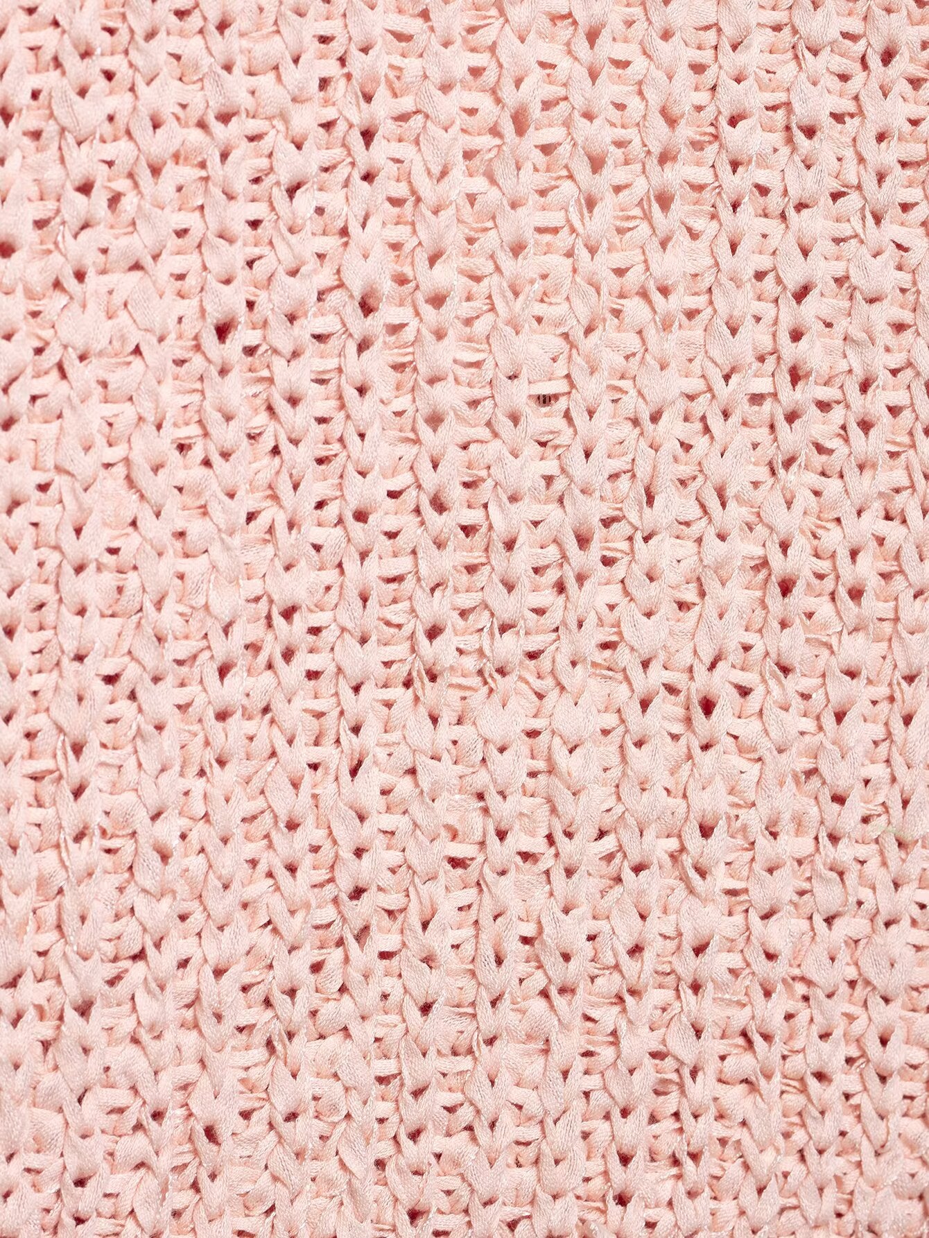 Spring Women Clothing Transparent Bowknot Decoration Knitted Top