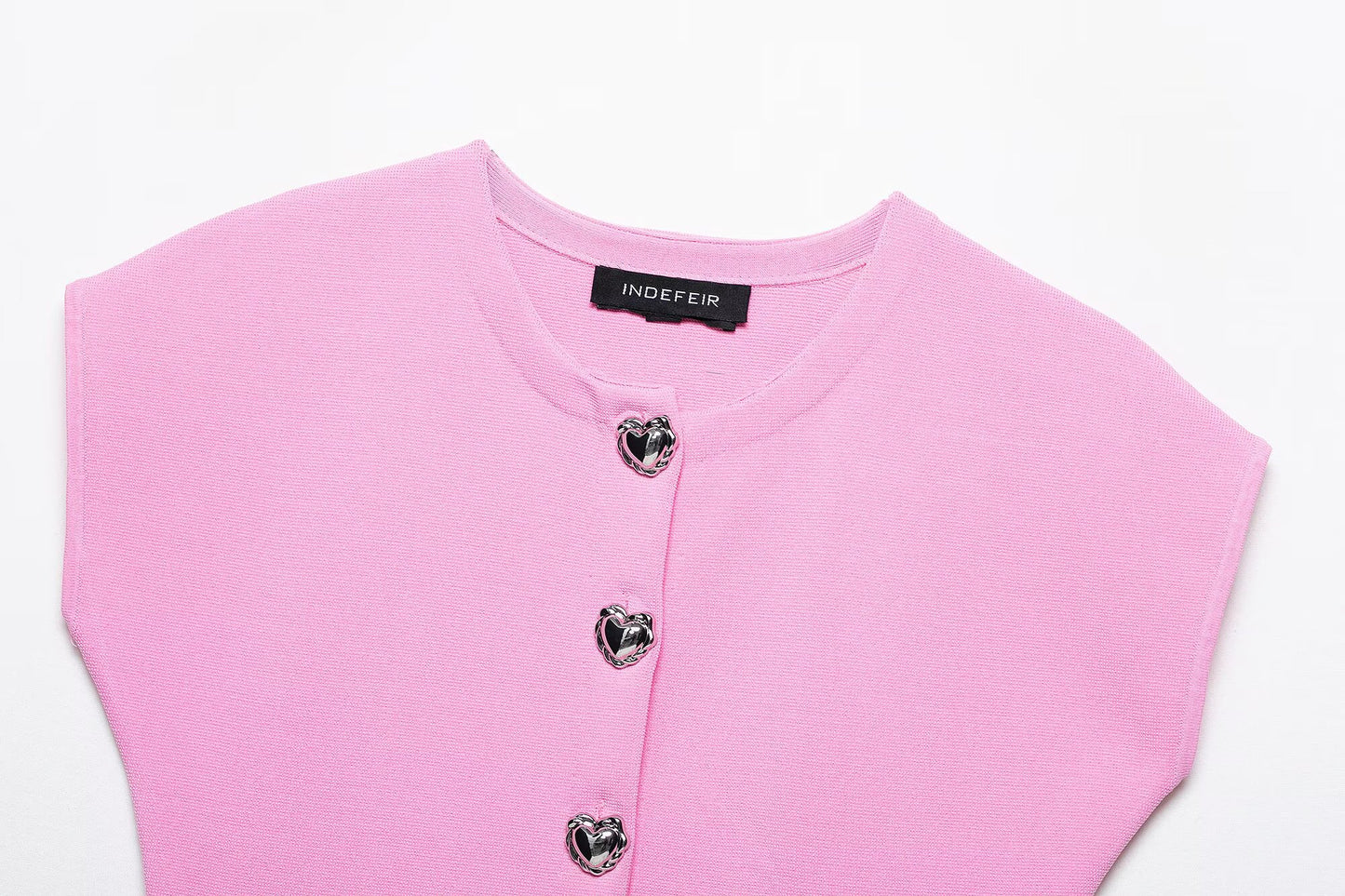 Women Clothing Spring Summer Sweet Sleeveless Vest Women Knitted Short Top