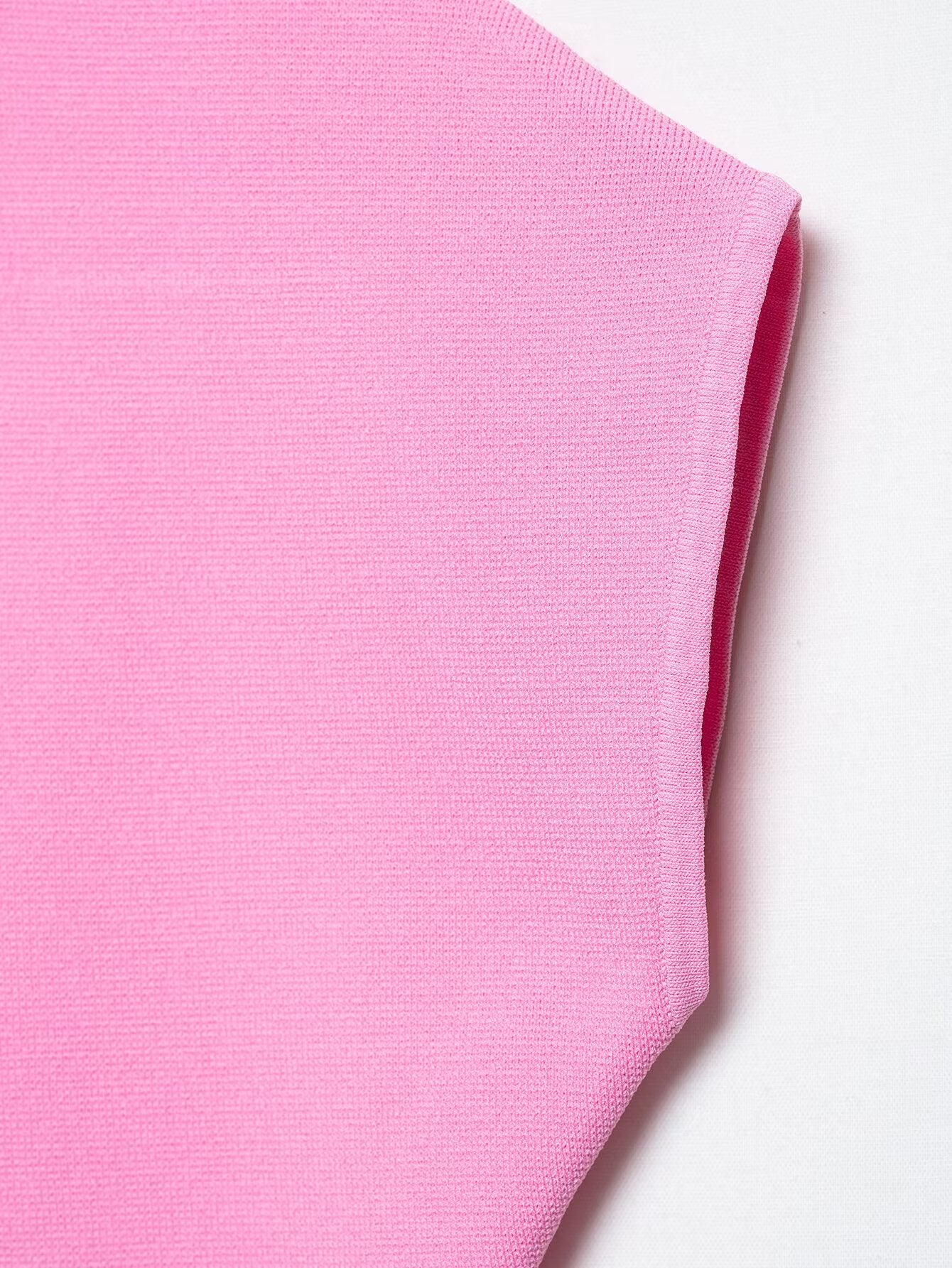 Women Clothing Spring Summer Sweet Sleeveless Vest Women Knitted Short Top