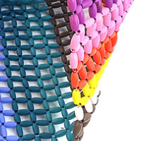 Maple Wooden Bead Wooden Bead Woven Handbag Handmade Beaded Weave Color Bag Creative Portable Shoulder Bag