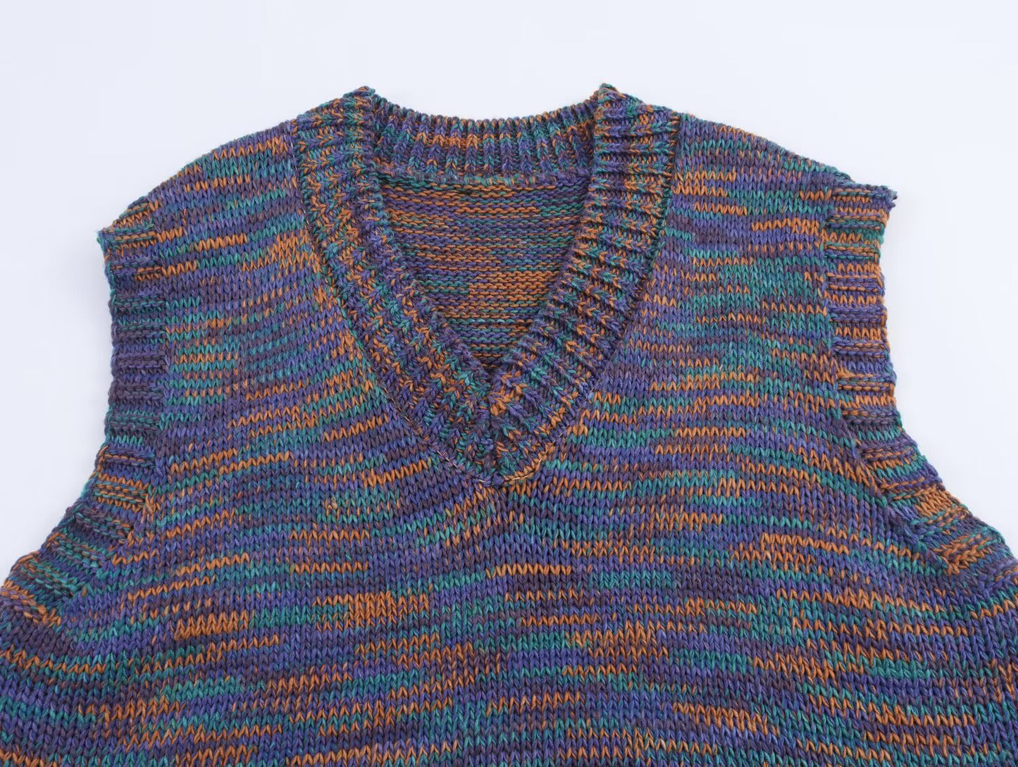 Spring Women Clothing French Design Iceland Yarn Knitted Vest