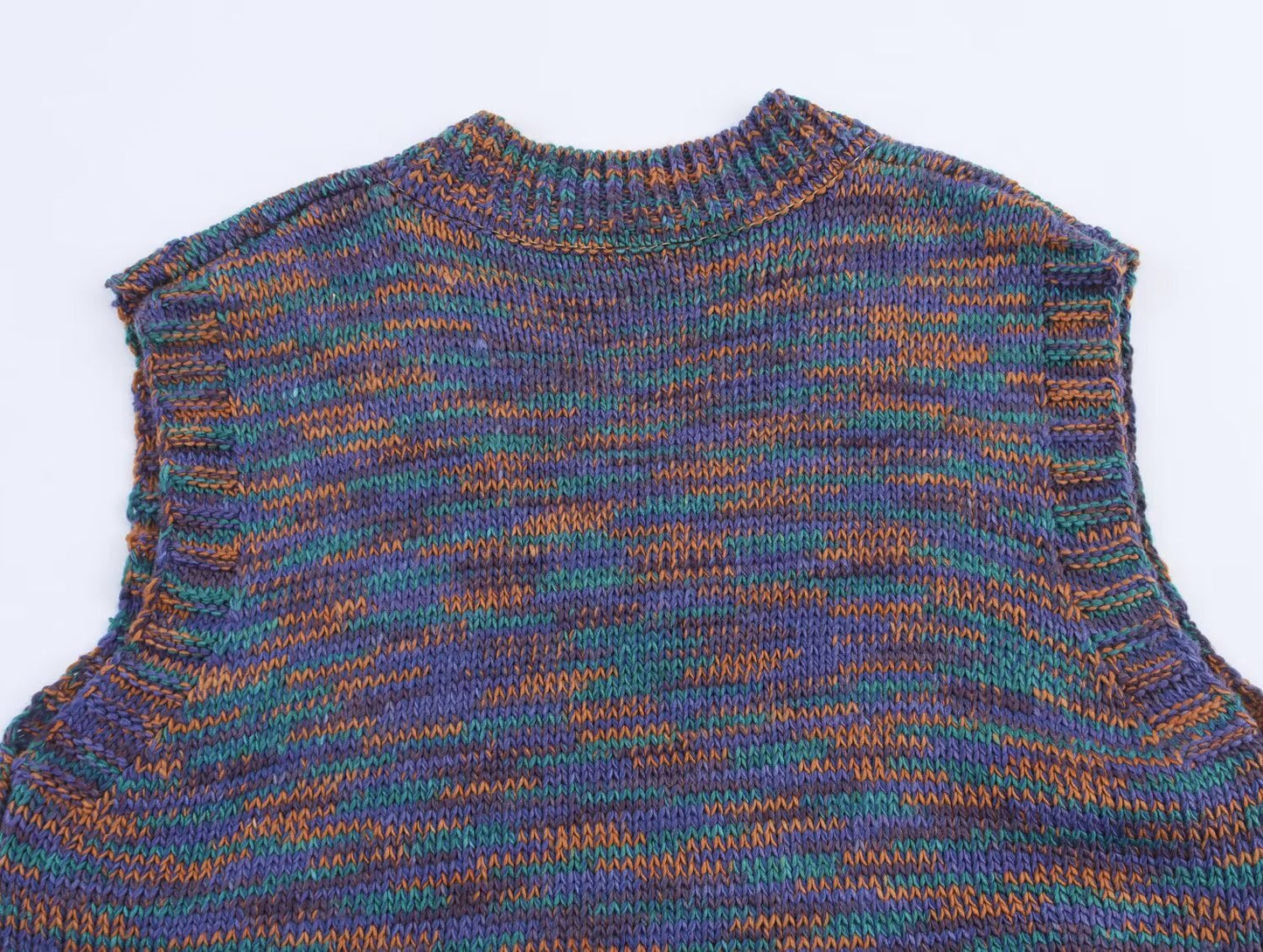 Spring Women Clothing French Design Iceland Yarn Knitted Vest