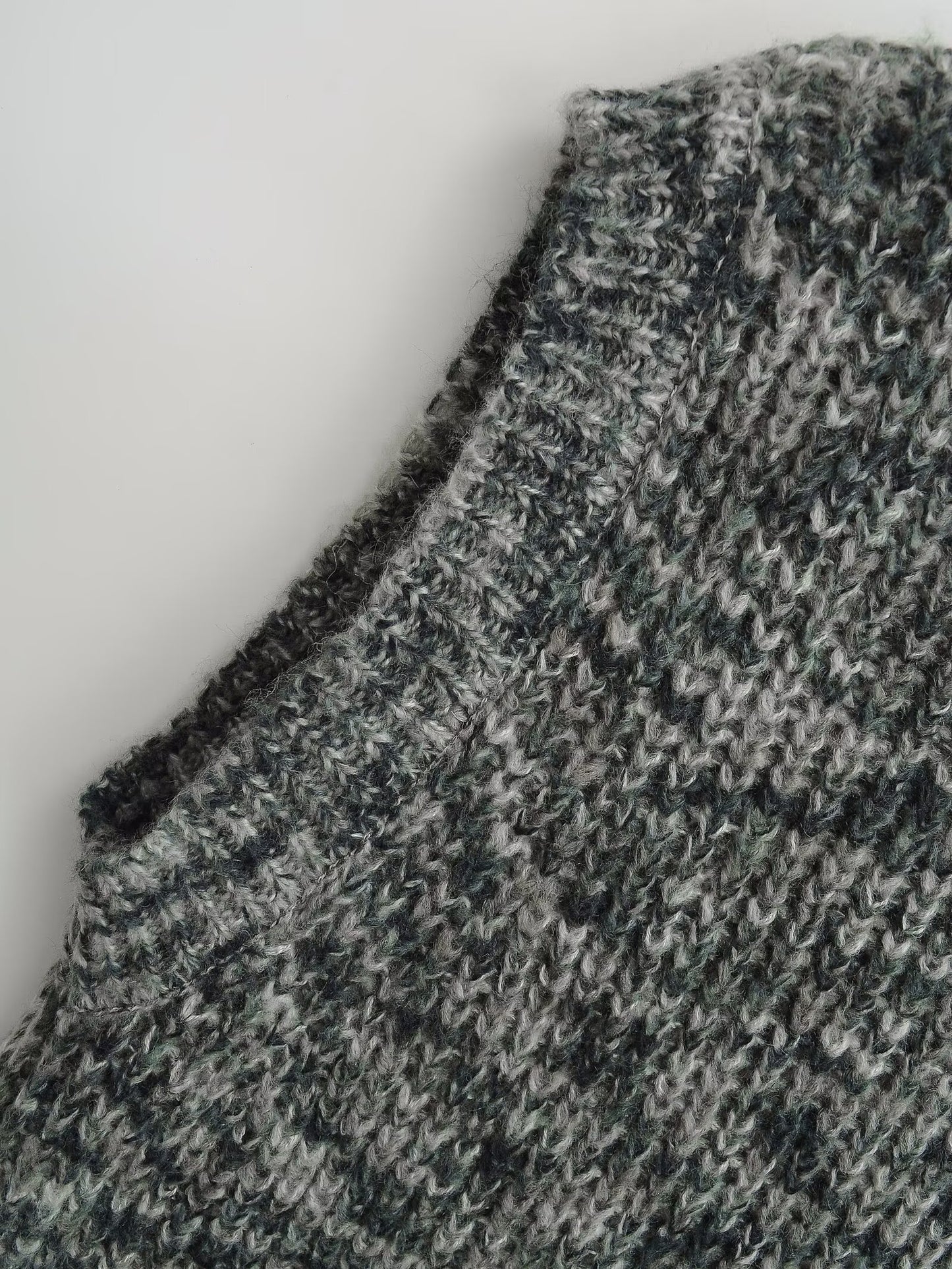 Women Clothing Fall Simple V neck Pullover Knitted Vest Vest