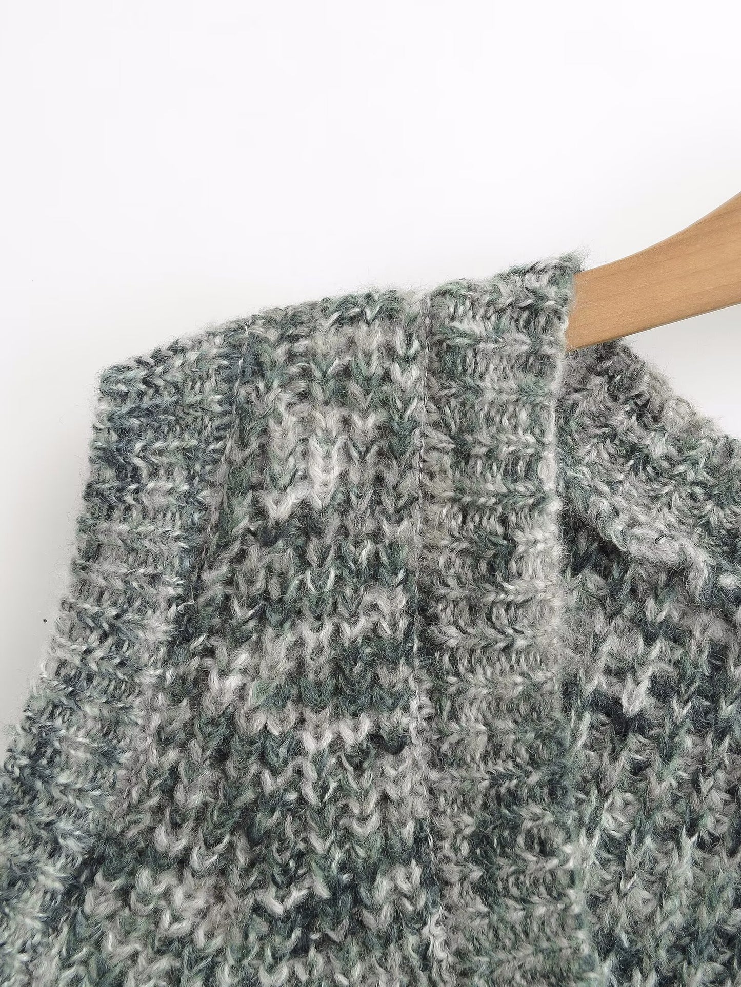 Women Clothing Fall Simple V neck Pullover Knitted Vest Vest