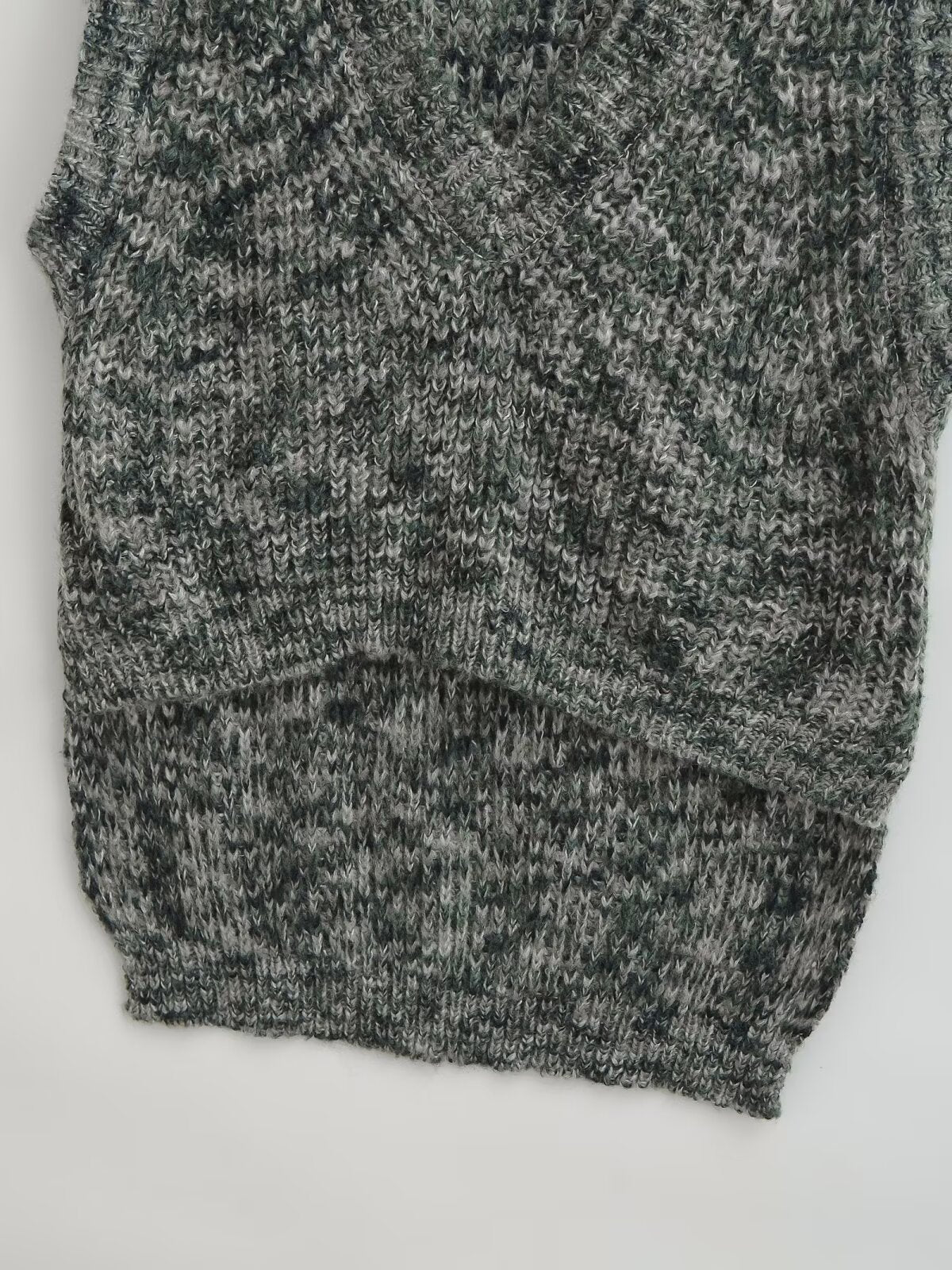 Women Clothing Fall Simple V neck Pullover Knitted Vest Vest