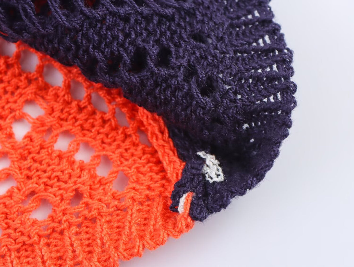 Summer Women Stylish Simple Square Color Matching Knitted Vest