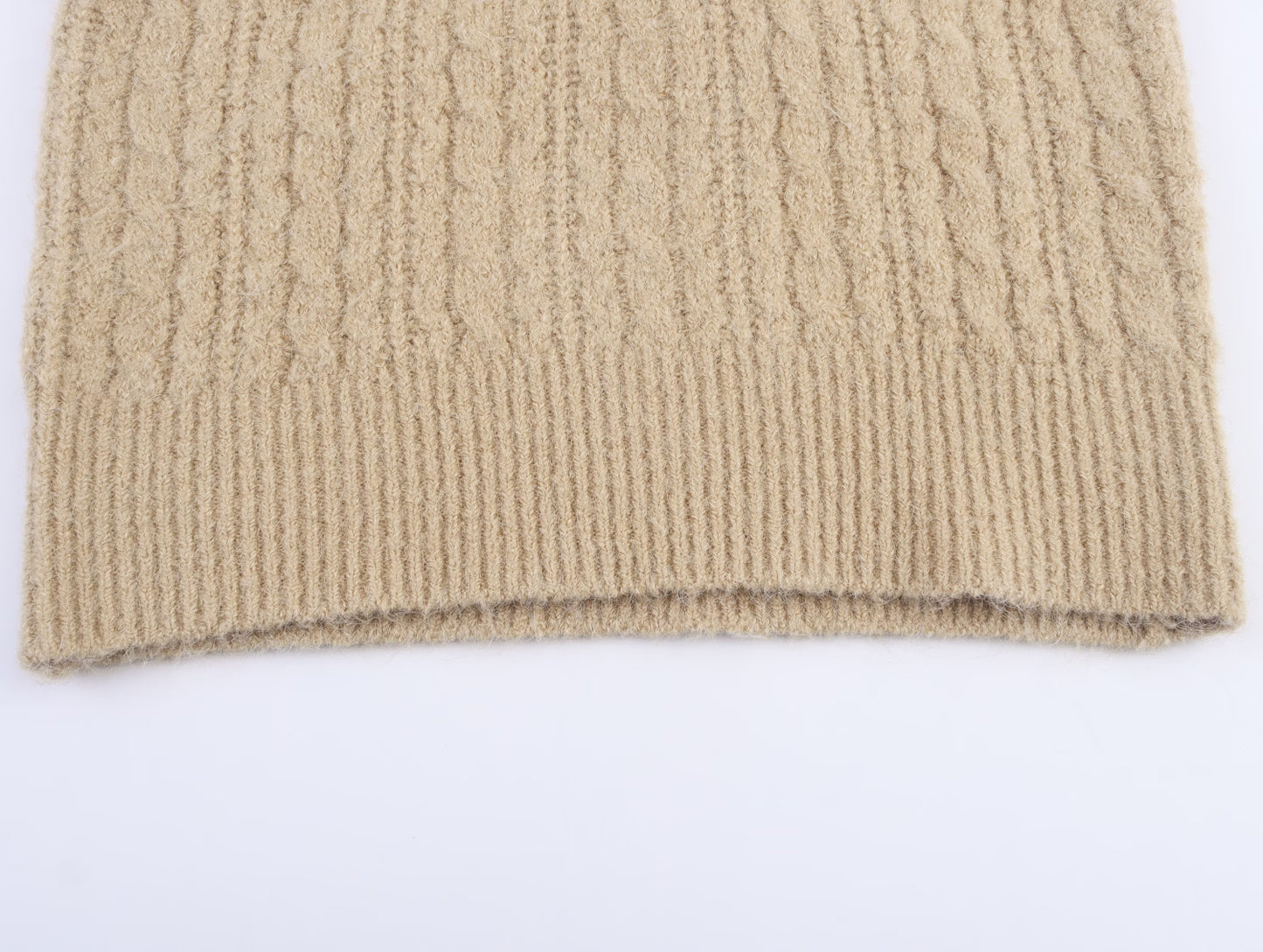 Sexy Autumn Winter V neck Twist Bandage Dress Artifact Knitted Pullover Vest Vest Loose Top Women