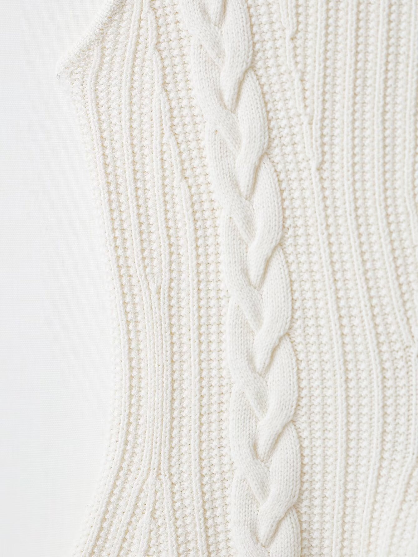 Fashionable Elegant Twisted Knitted Short Skirt Hem Top