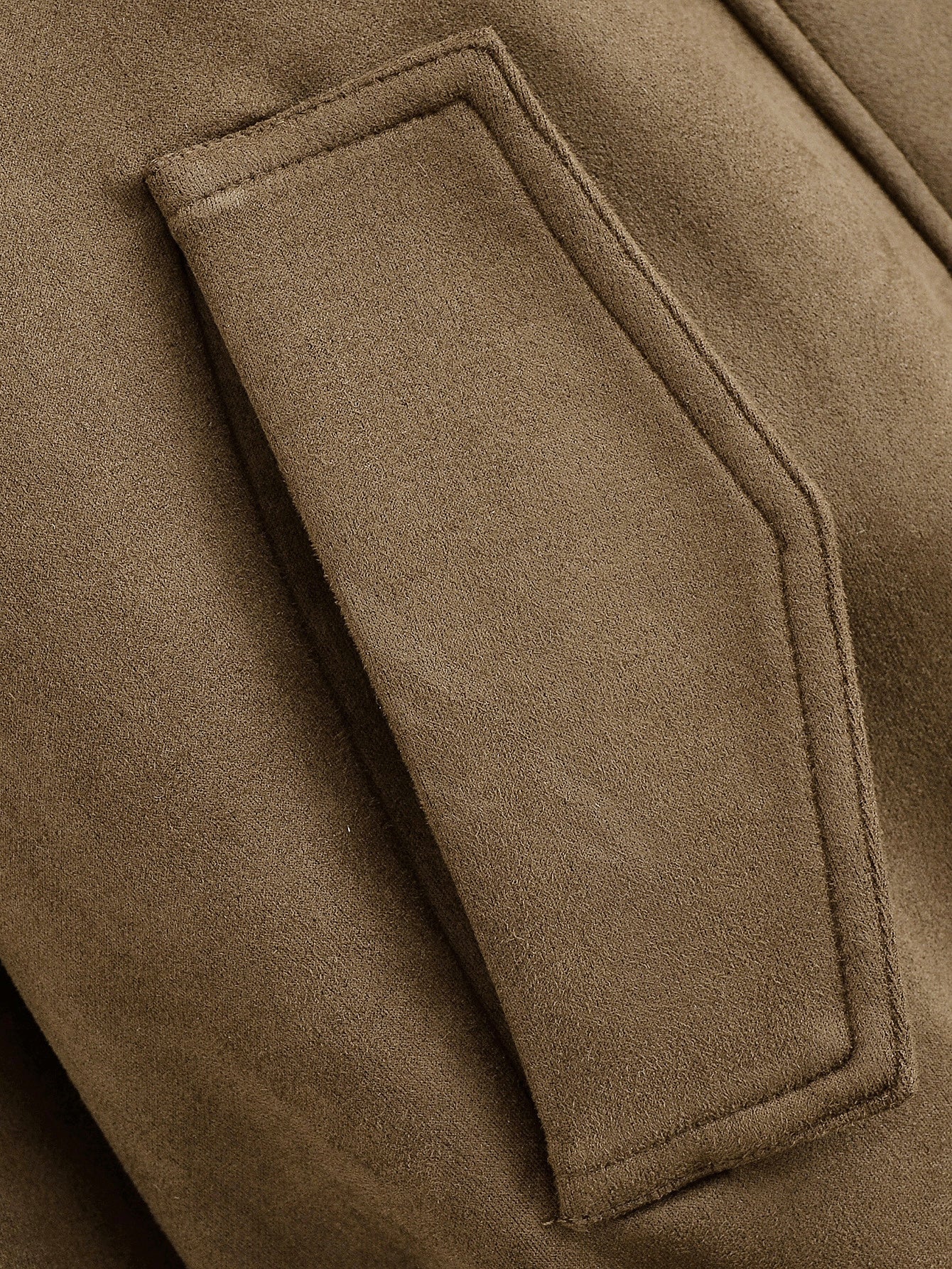 Women Clothing Autumn Urban Army Green Collared Drawstring Waist Design Coat