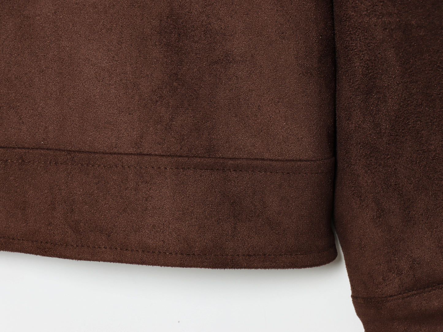 Women Clothing Suede Textured Jacket Jacket