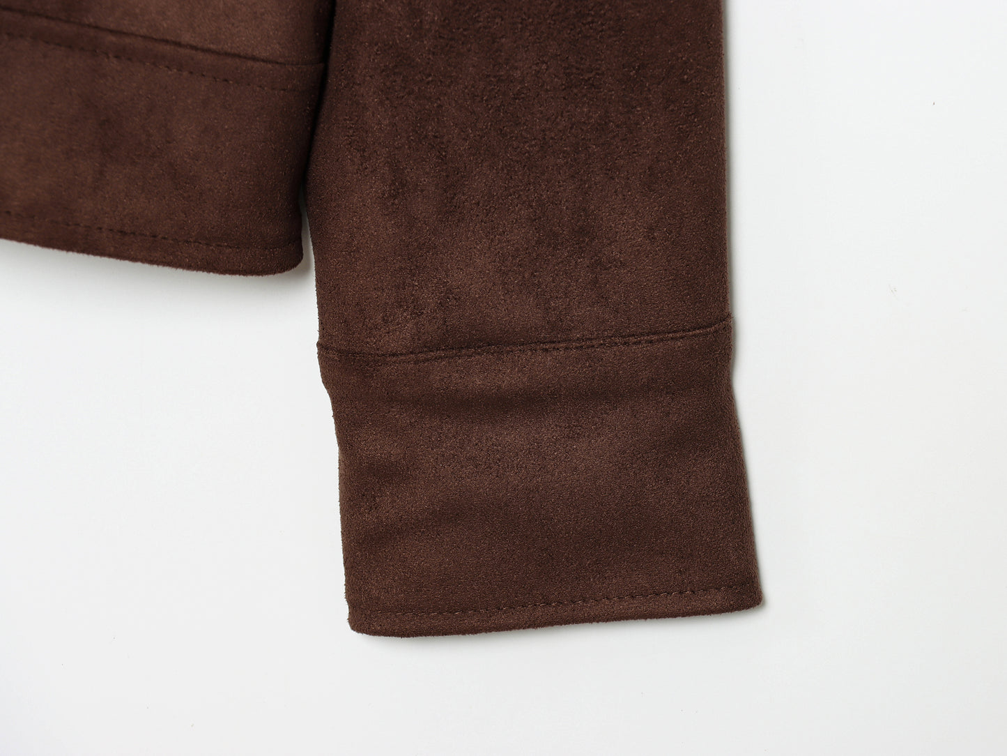 Women Clothing Suede Textured Jacket Jacket