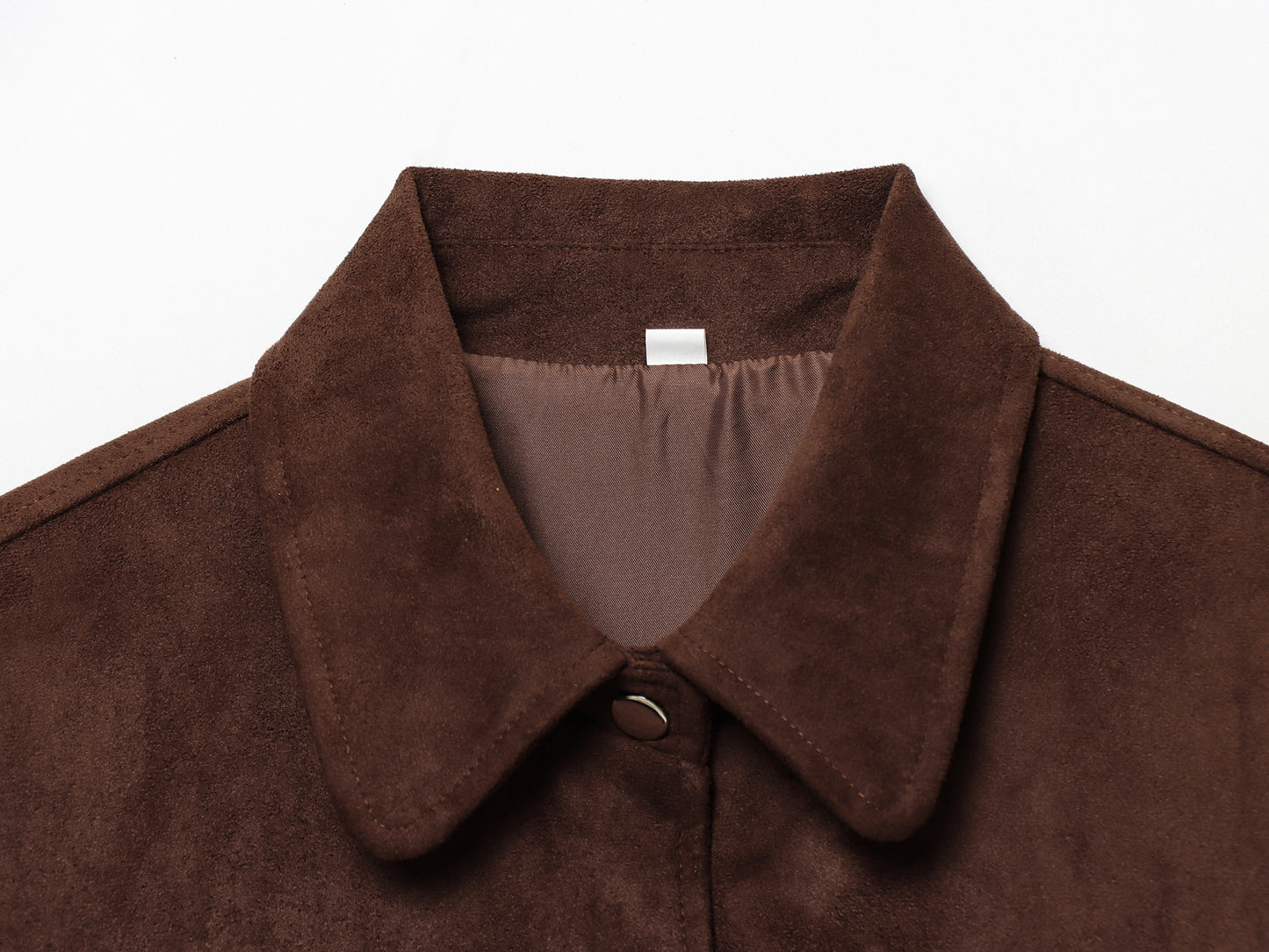 Women Clothing Suede Textured Jacket Jacket