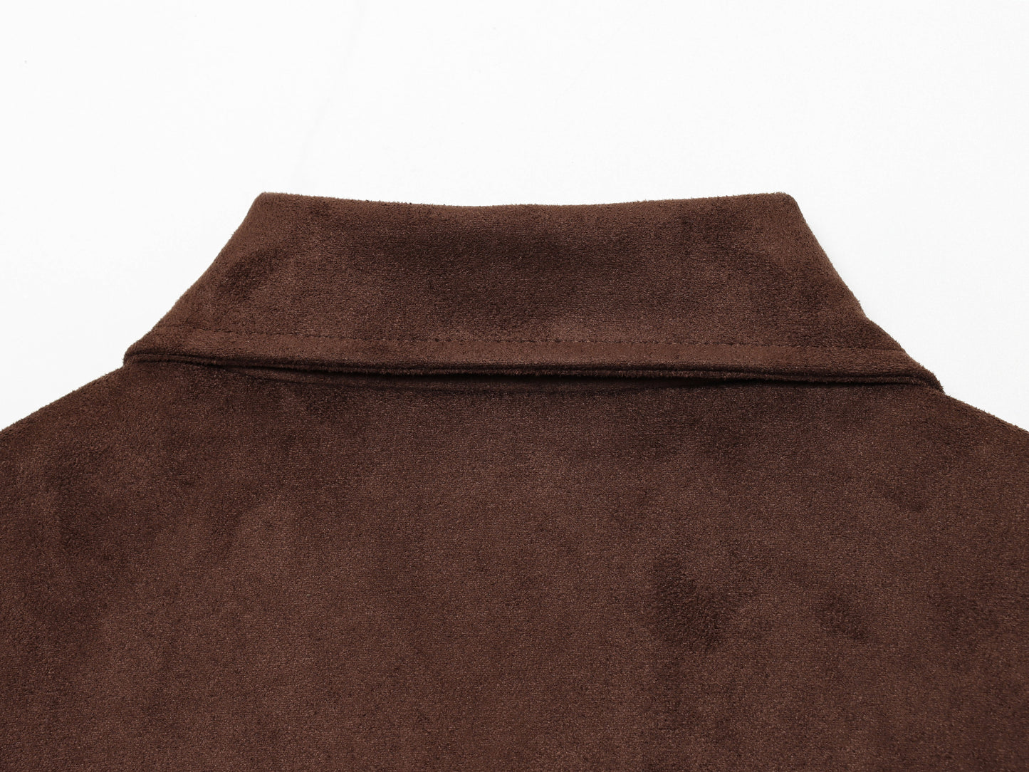 Women Clothing Suede Textured Jacket Jacket