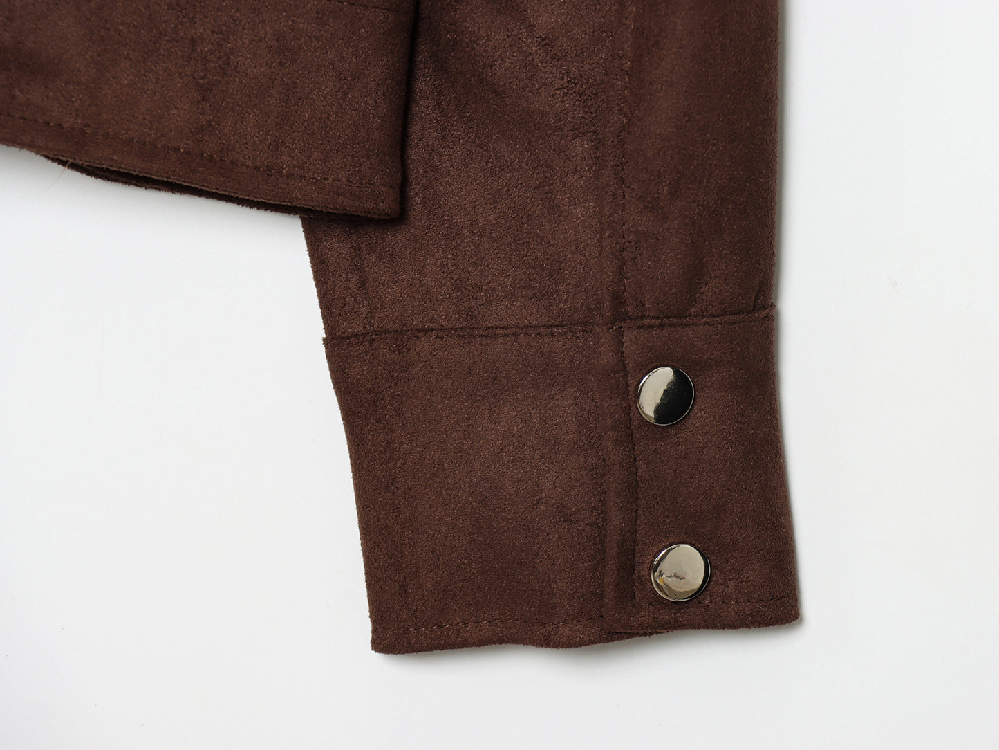 Women Clothing Suede Textured Jacket Jacket