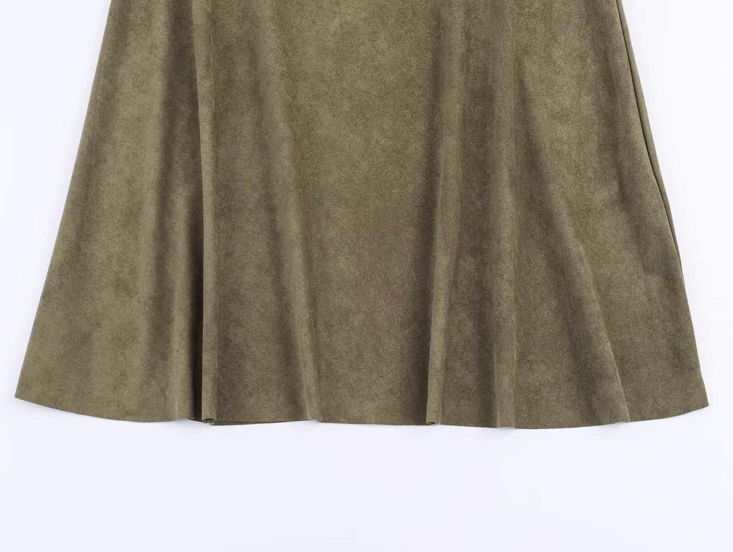 Women Clothing at Suede Effect Asymmetric Dress