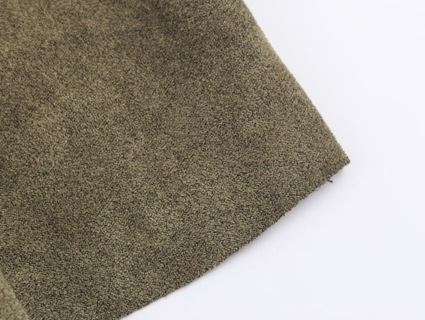 Women Clothing at Suede Effect Asymmetric Dress