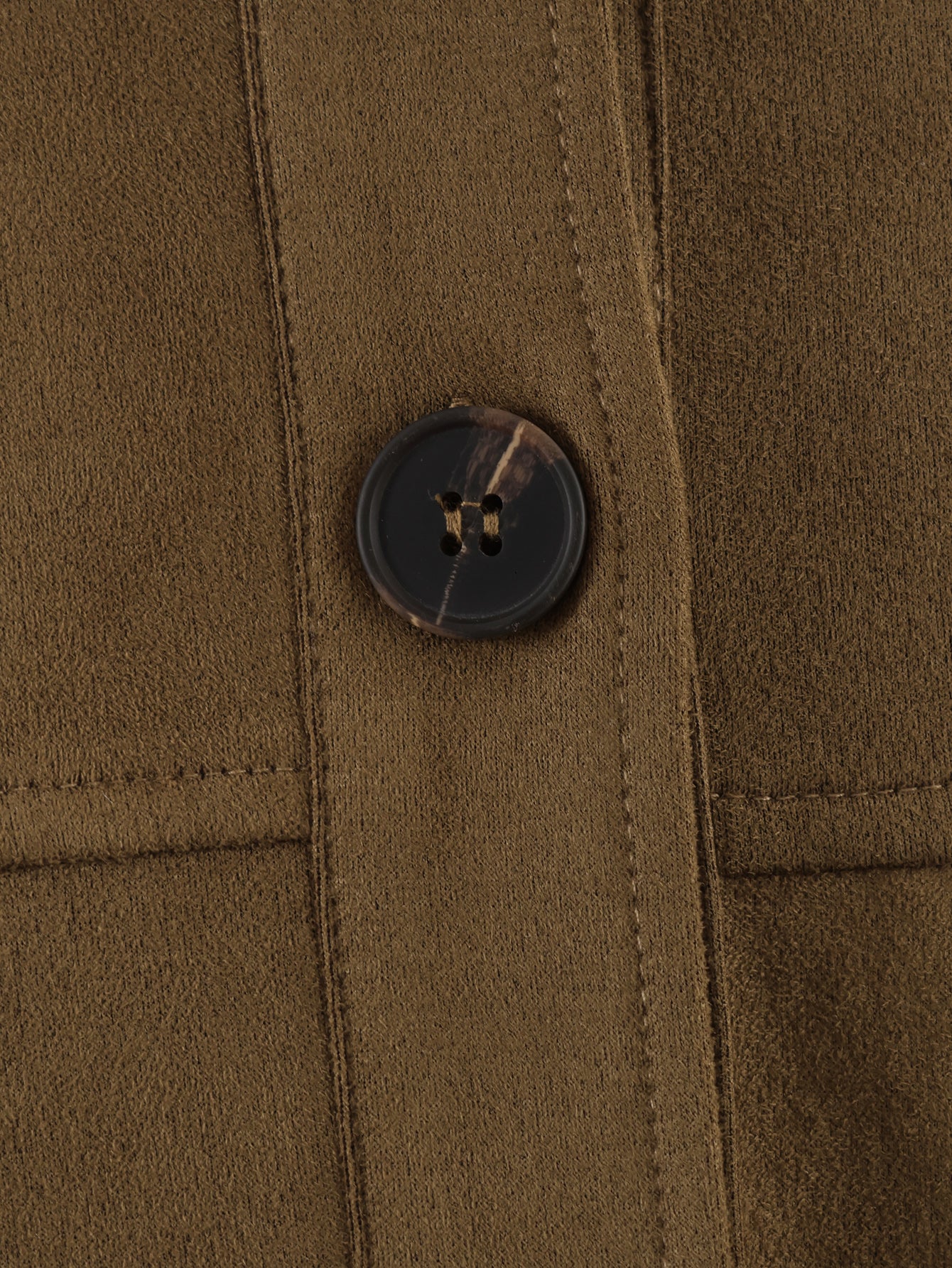 Women Clothing at Casual Suede Shirt Decorative Jacket