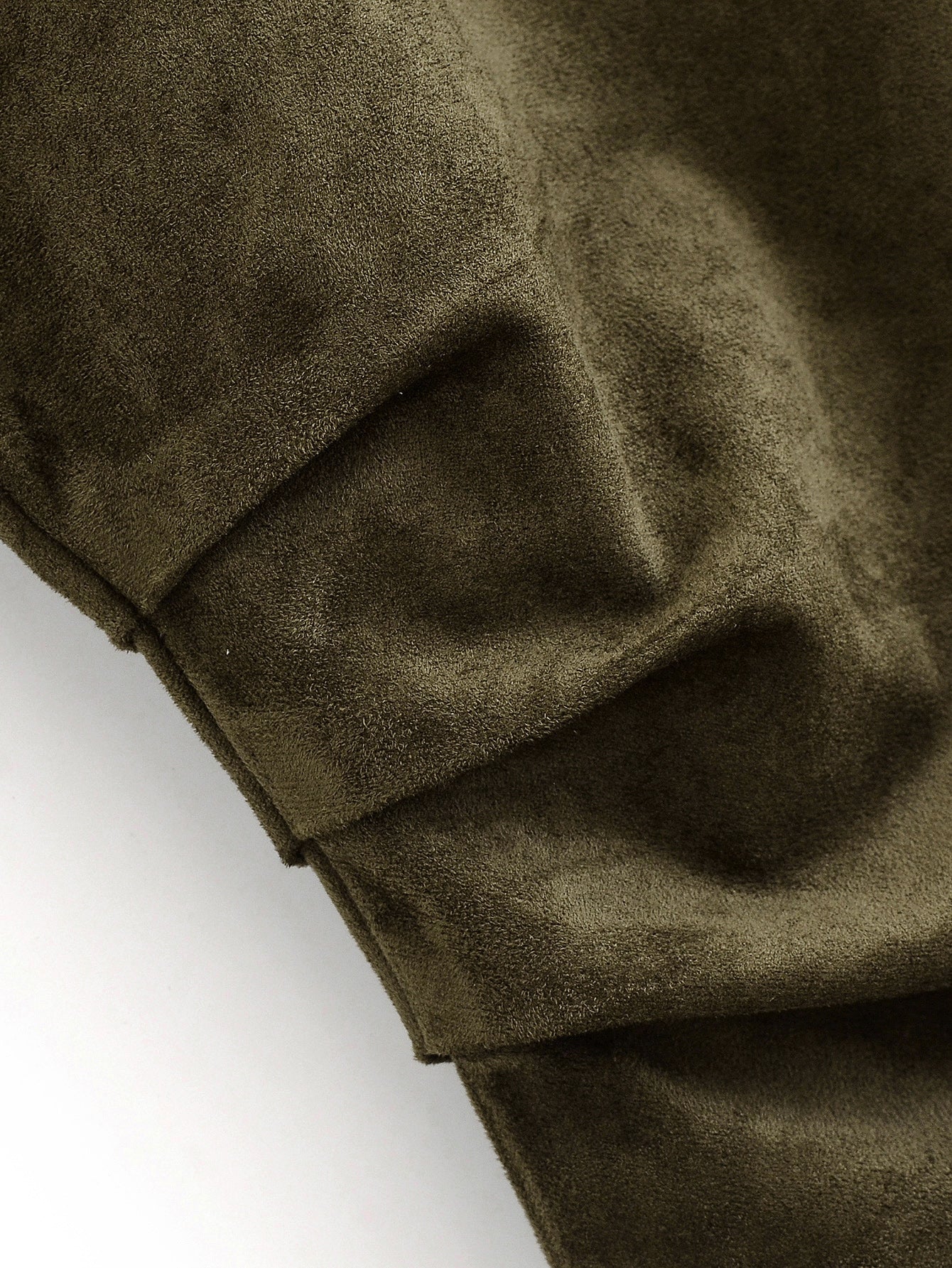 Women Clothing Waist Pleated Suede T shirt Top Belt Pants Suit Women