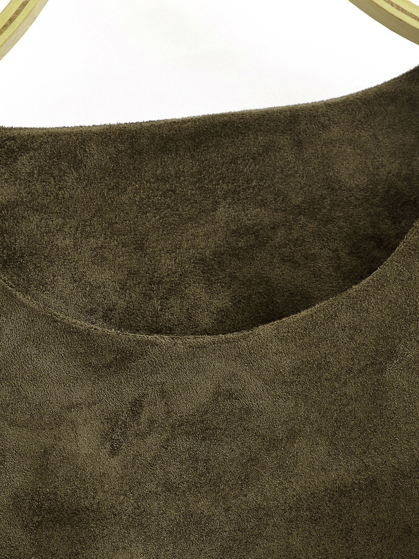 Women Clothing Waist Pleated Suede T shirt Top Belt Pants Suit Women