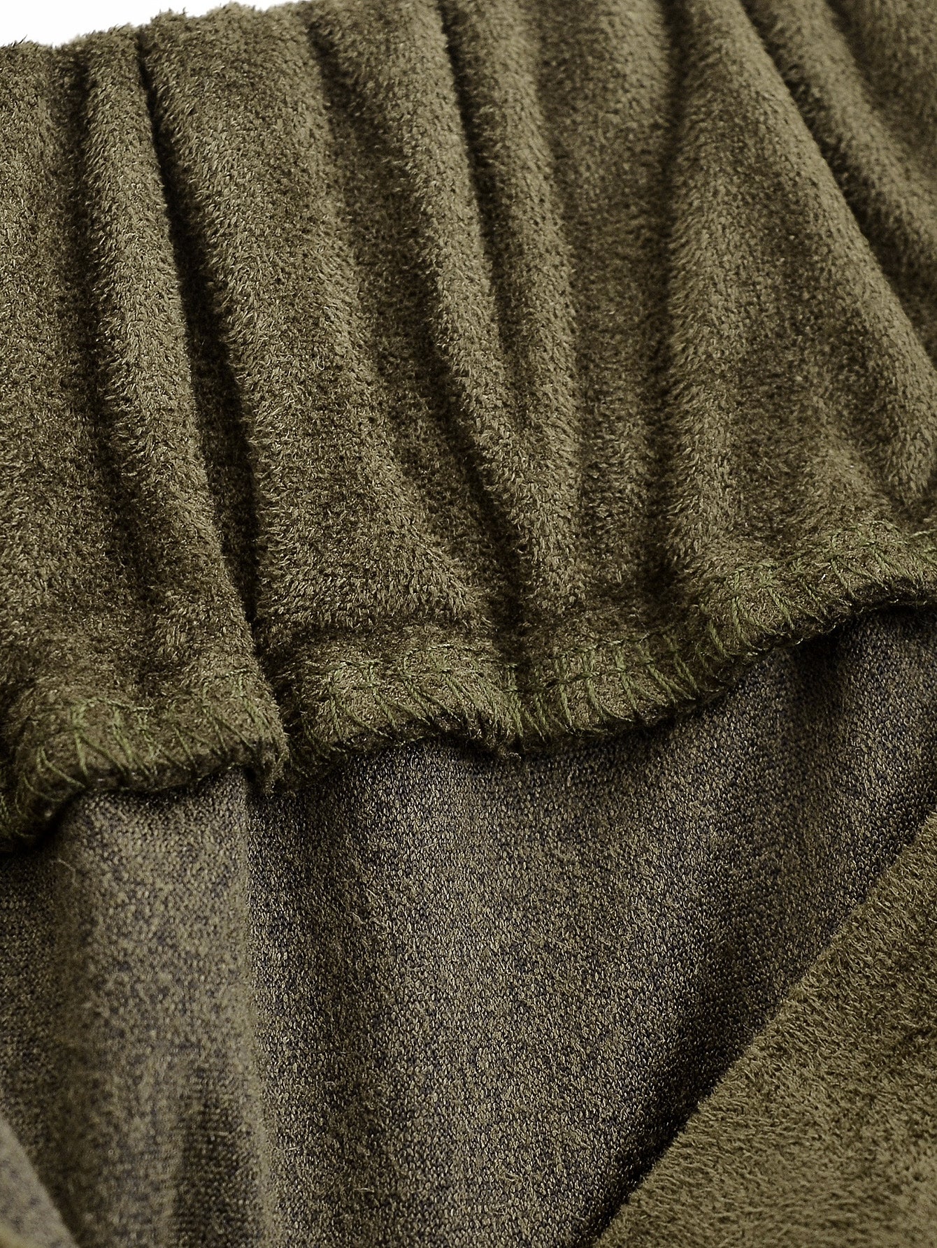 Women Clothing Waist Pleated Suede T shirt Top Belt Pants Suit Women