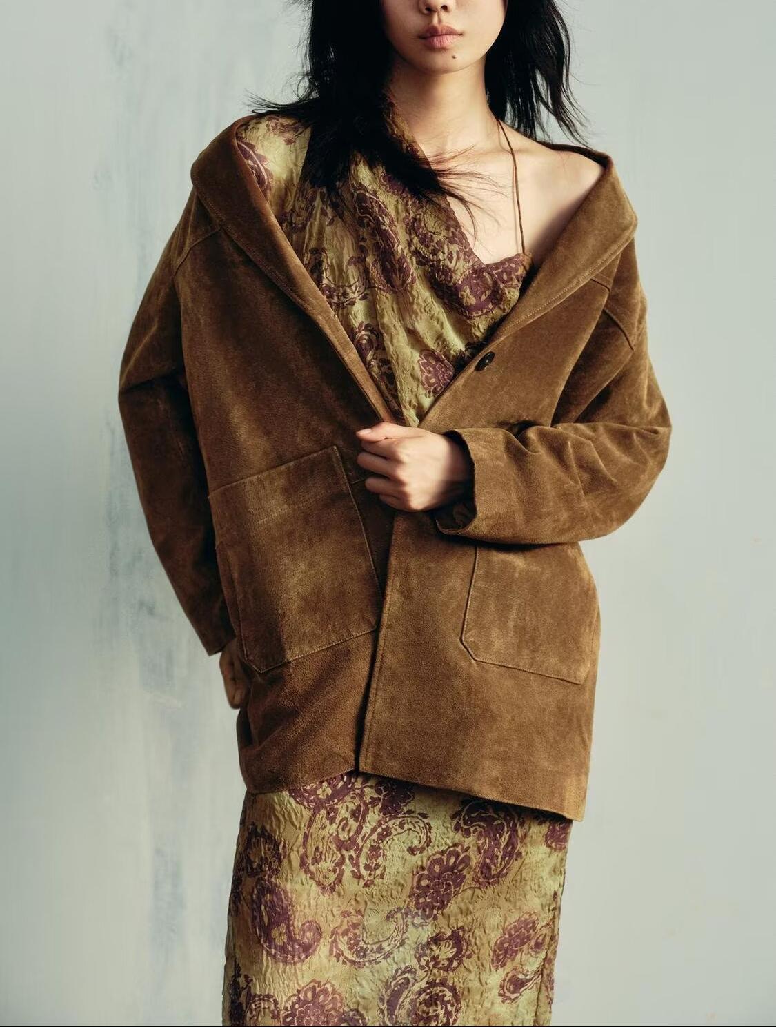 Fall Jacket Coat Women Long Sleeve Loose Design Casual