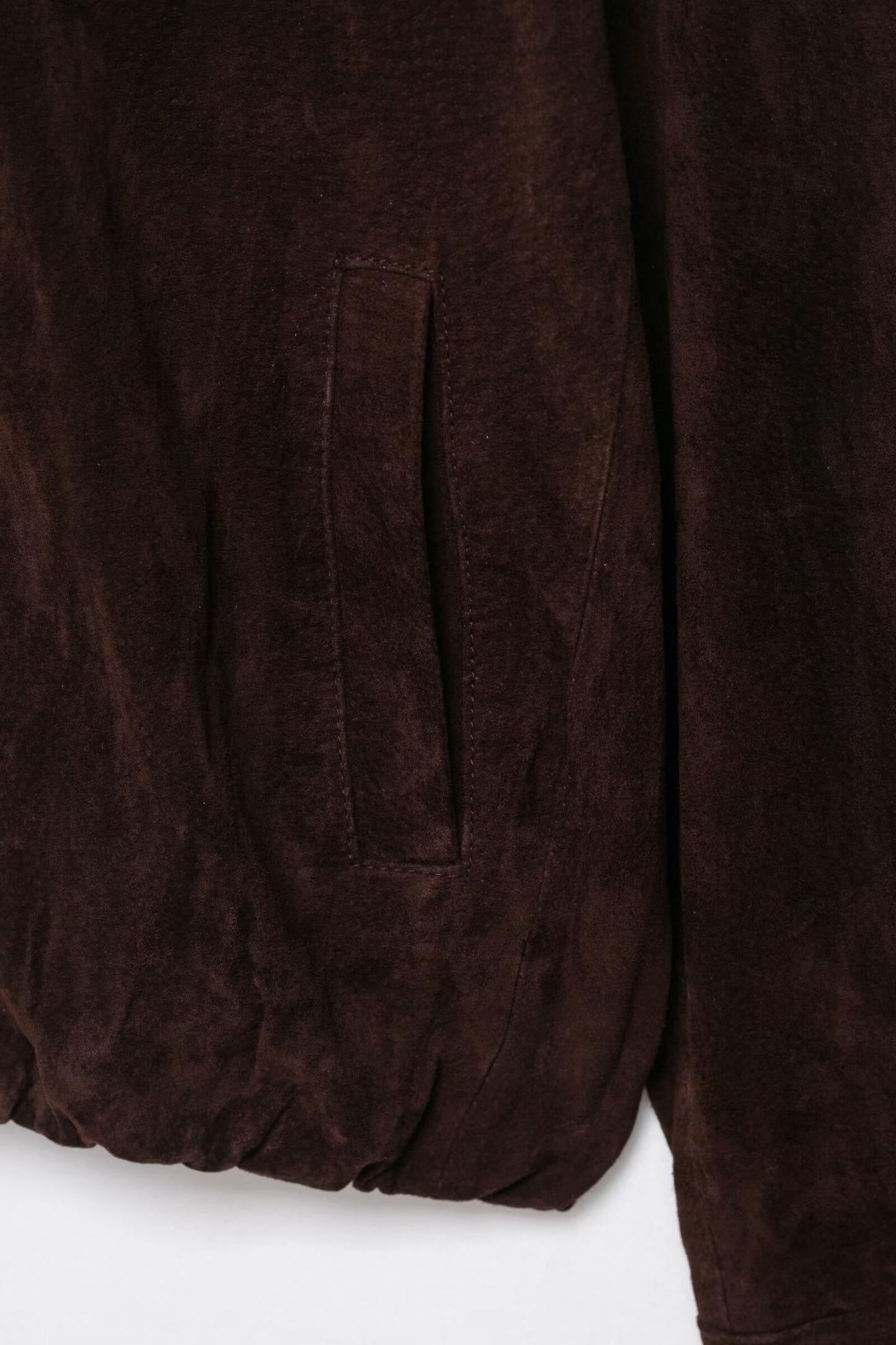 Women Clothing at Loose Suede Jacket