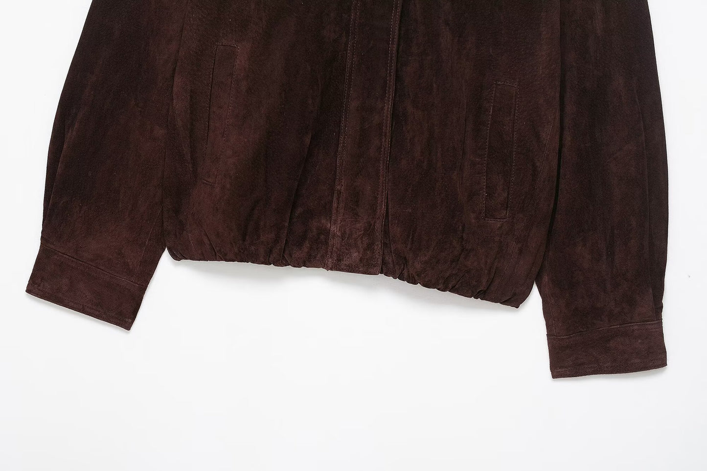 Women Clothing at Loose Suede Jacket