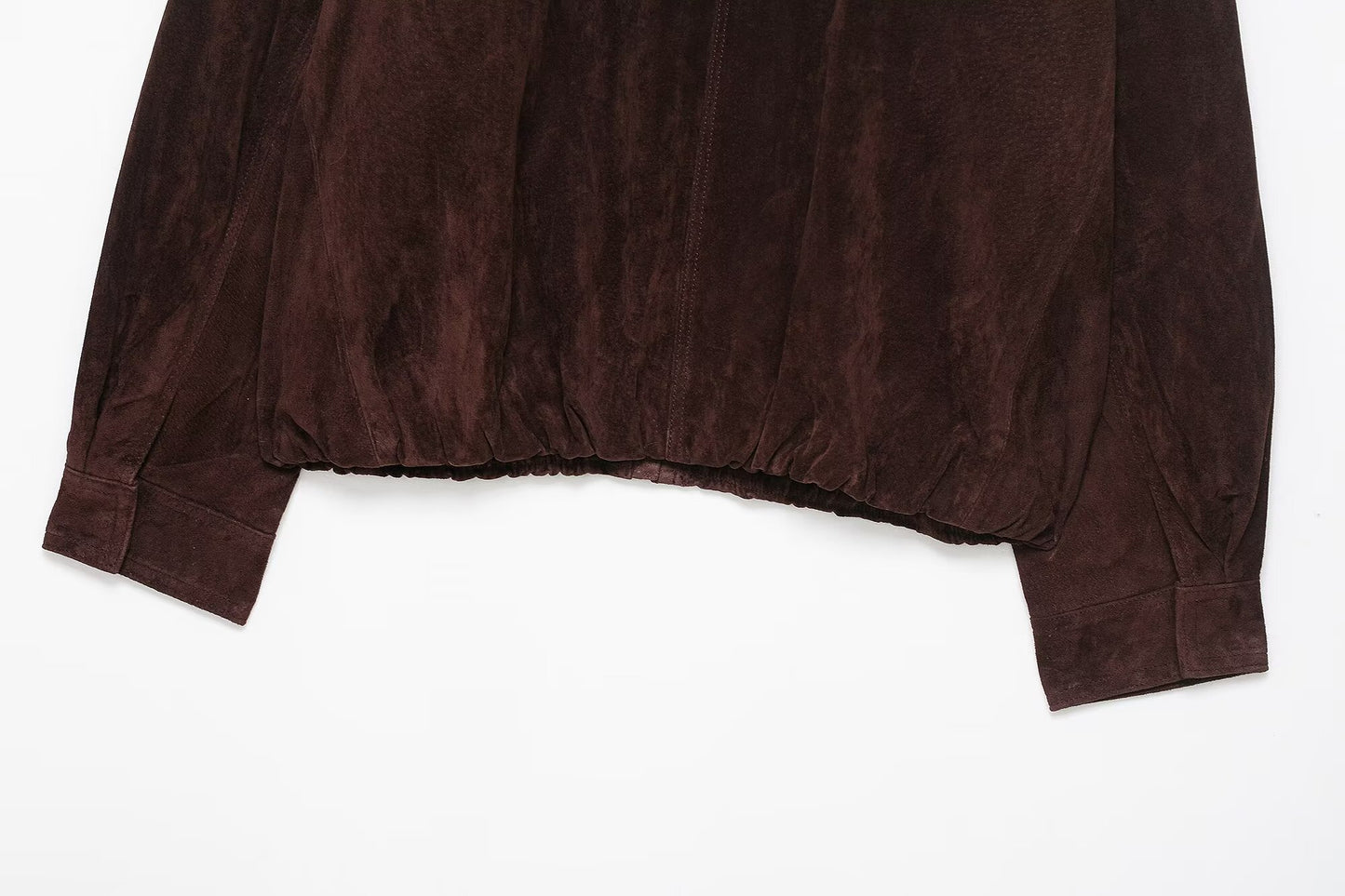 Women Clothing at Loose Suede Jacket