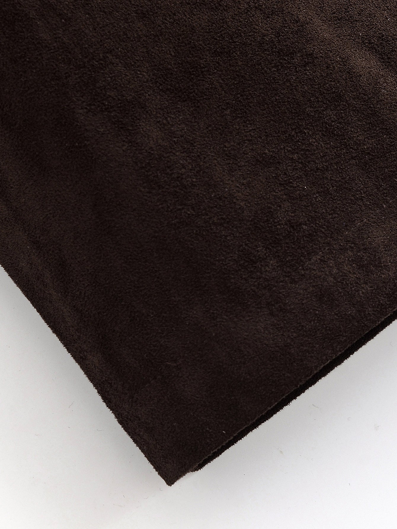 Women Clothing Autumn Brown Front Slit Design Sheath Long Skirt