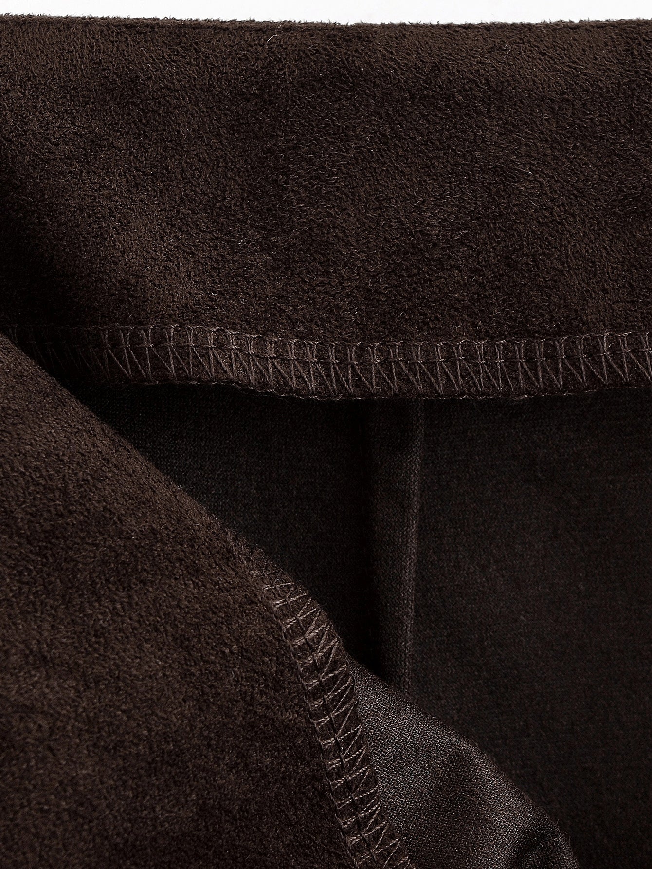 Women Clothing Autumn Brown Front Slit Design Sheath Long Skirt