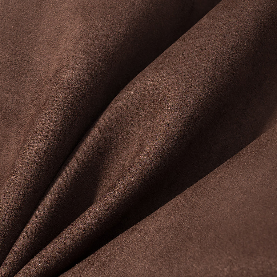 Women Clothing Fall Unique Fur Collar Suede Jacket