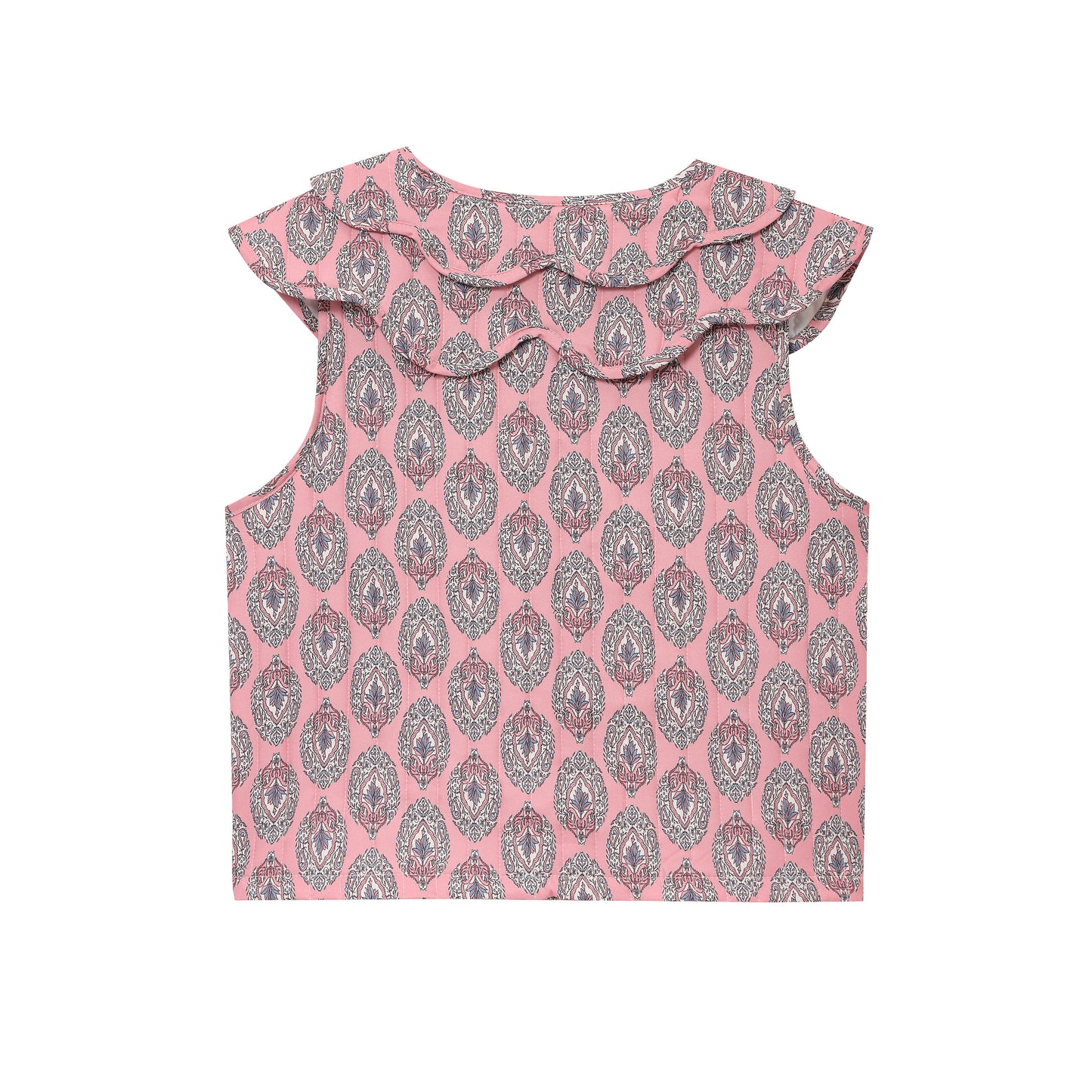 Women Clothing Printed Quilted Vest