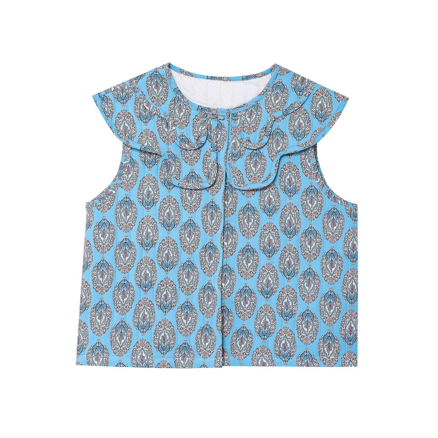 Women Clothing Printed Quilted Vest