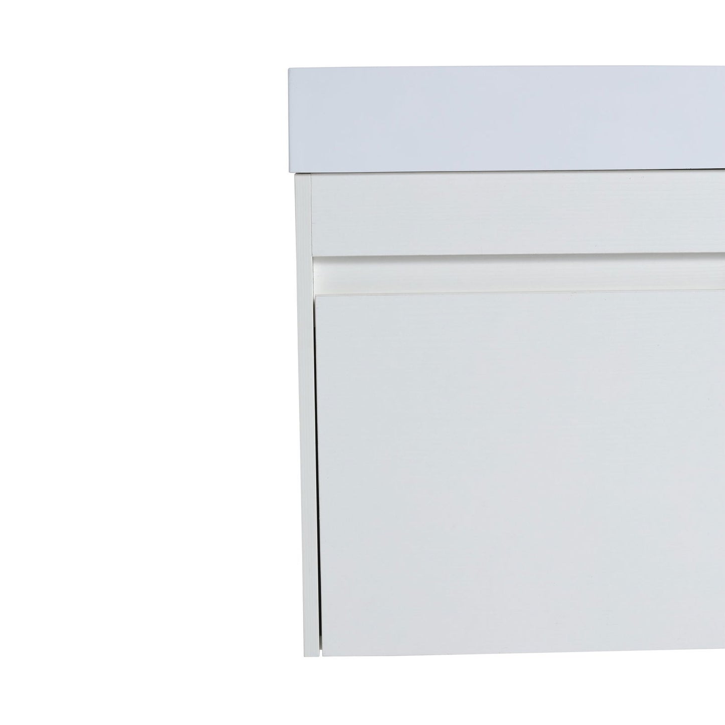 18'' Floating Wall-Mounted Bathroom Vanity with White Resin Sink & Soft-Close Cabinet Door himalipasal